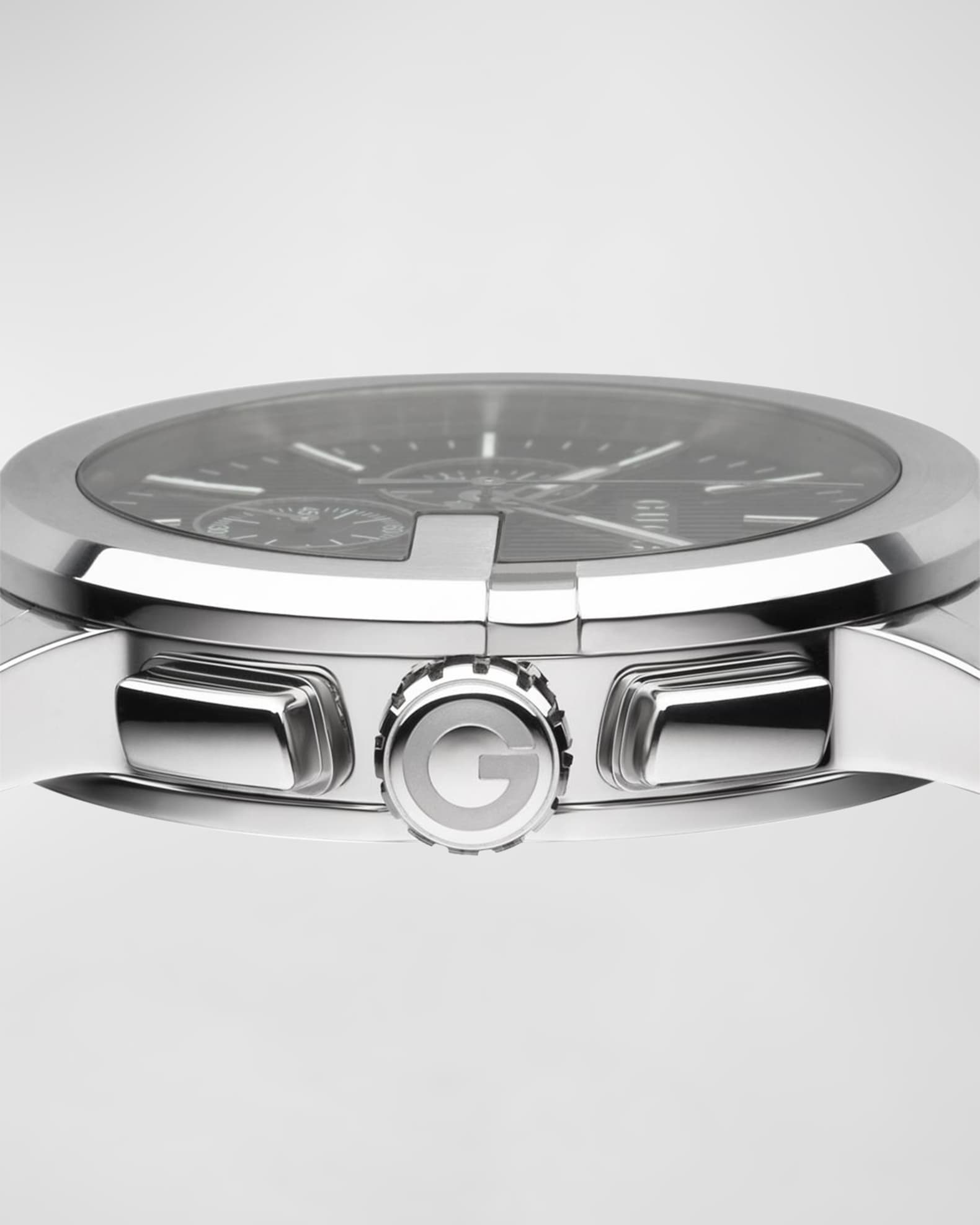 Gucci Men s 44mm G Chrono Stainless Steel Bracelet Watch Neiman Marcus