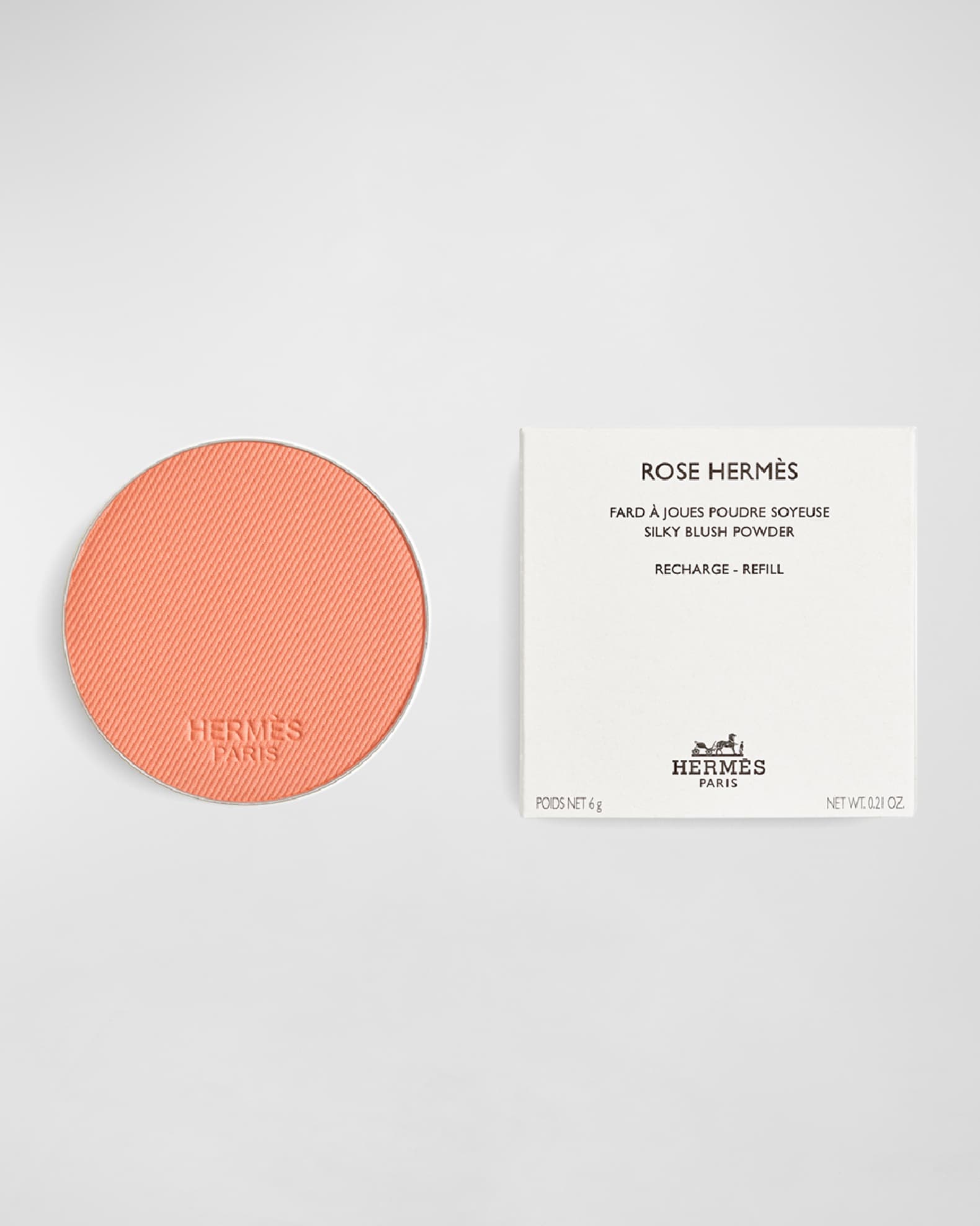 Hermes Rose Hermes Silky Blush Powder Refill | Neiman Marcus