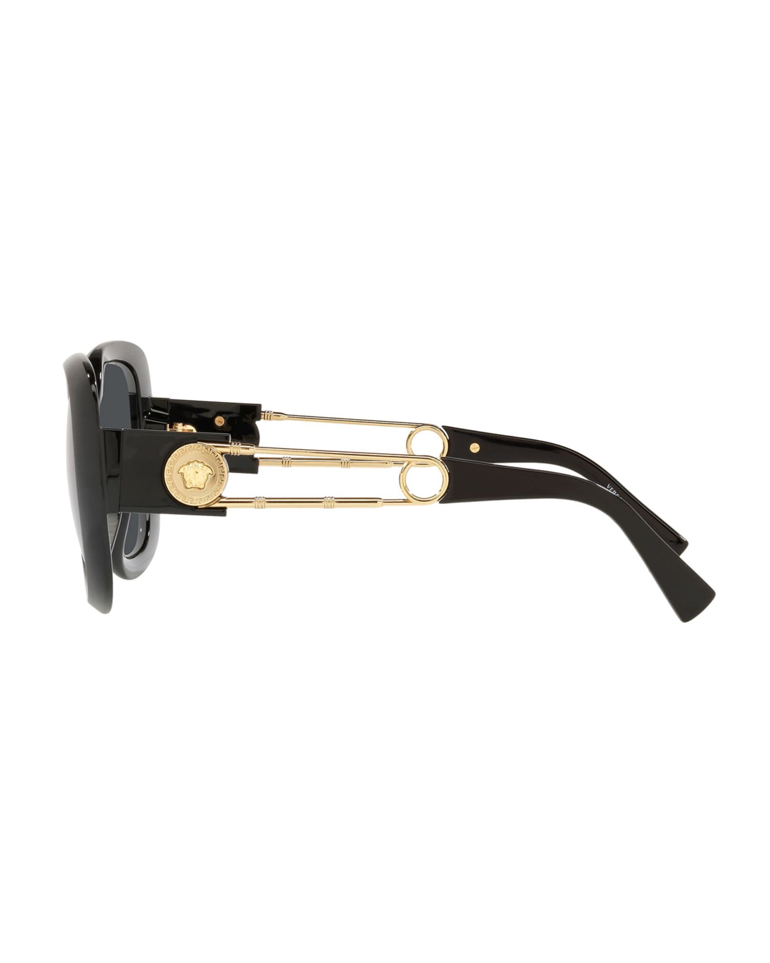 Versace Medusa Safety Pin Square Propionate Sunglasses | Neiman Marcus