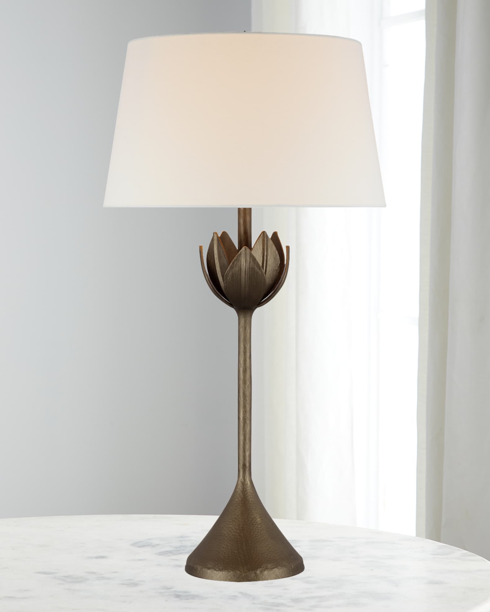 Large bronze table lamp hot sale