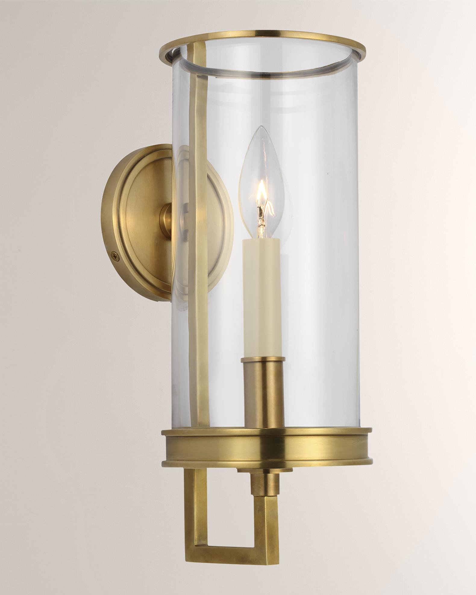 Visual Comfort Signature Glendon Small Hurricane Sconce By Chapman