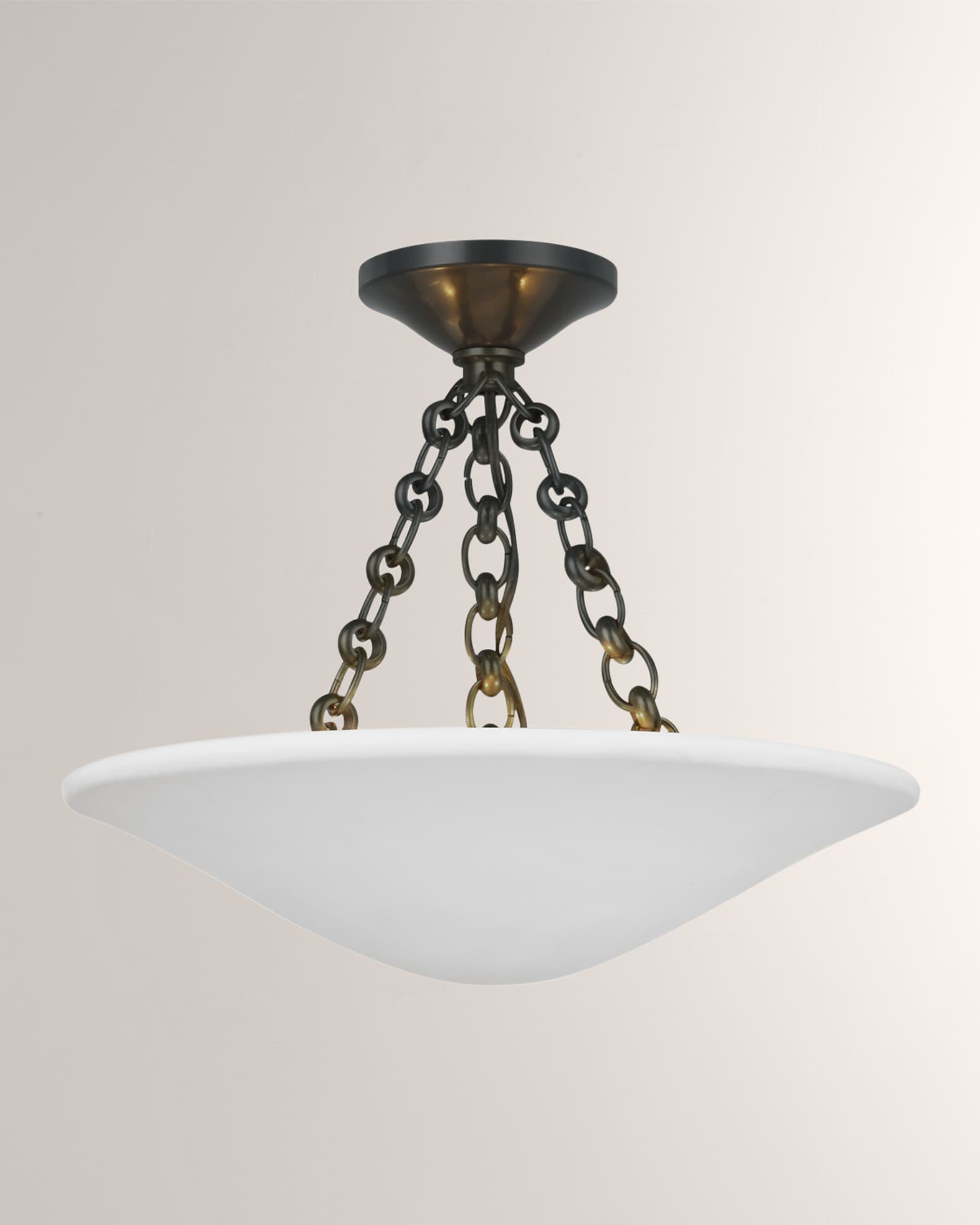 Visual Comfort Signature Mollino 16" Semi Flush Mount By AERIN Neiman Marcus