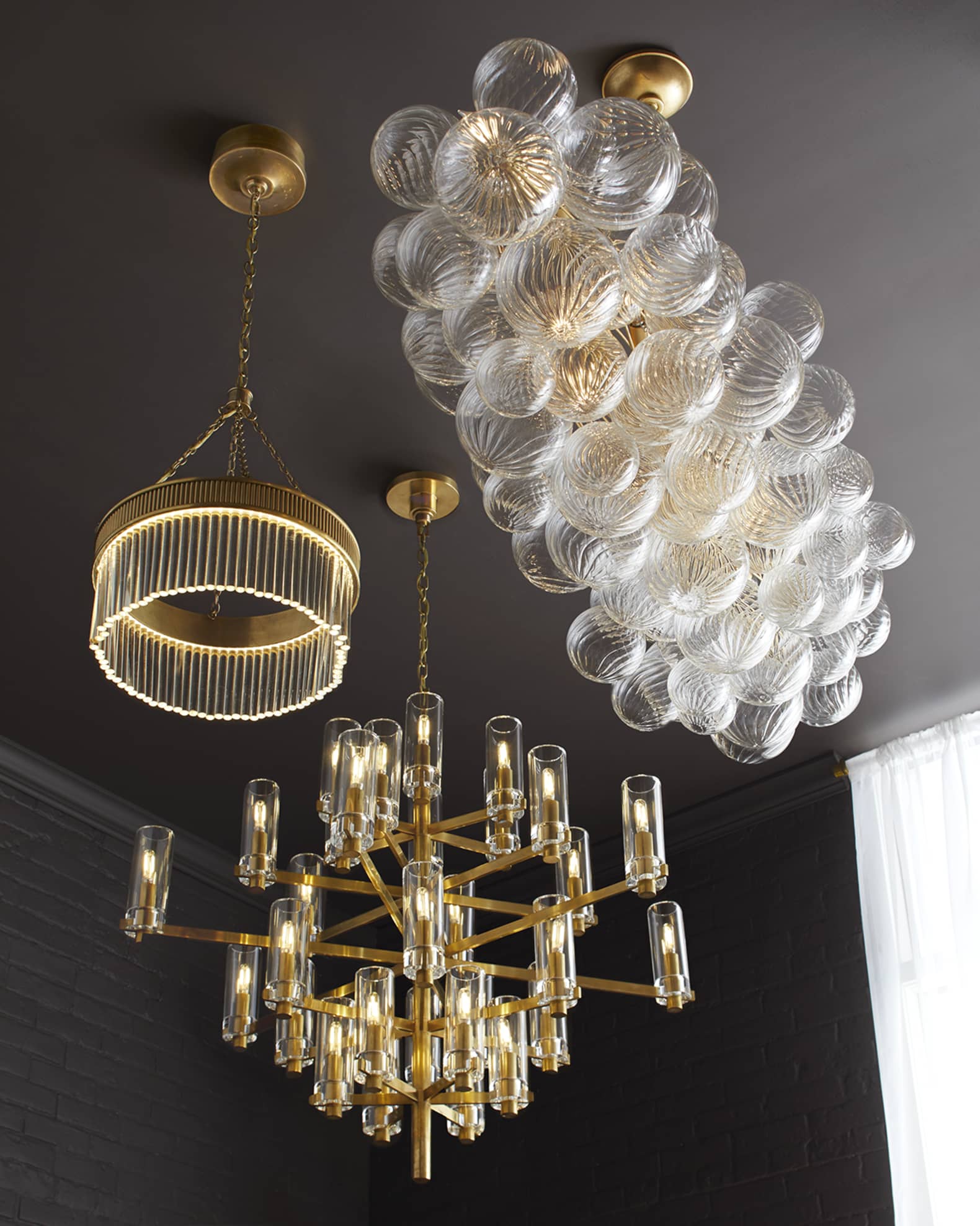 Visual comfort bubble chandelier store