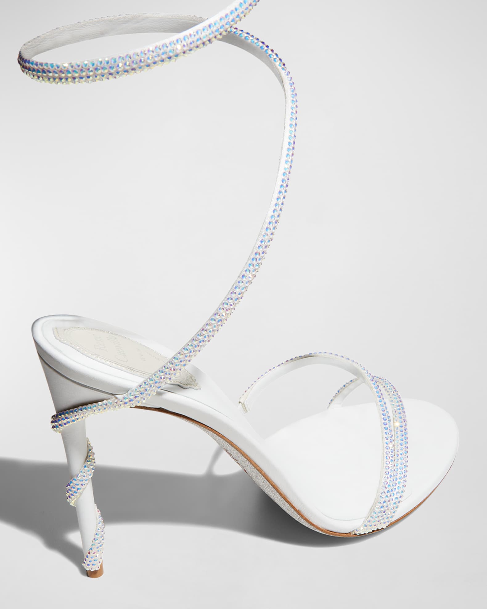 Strauss Snake Ankle-Wrap Sandals