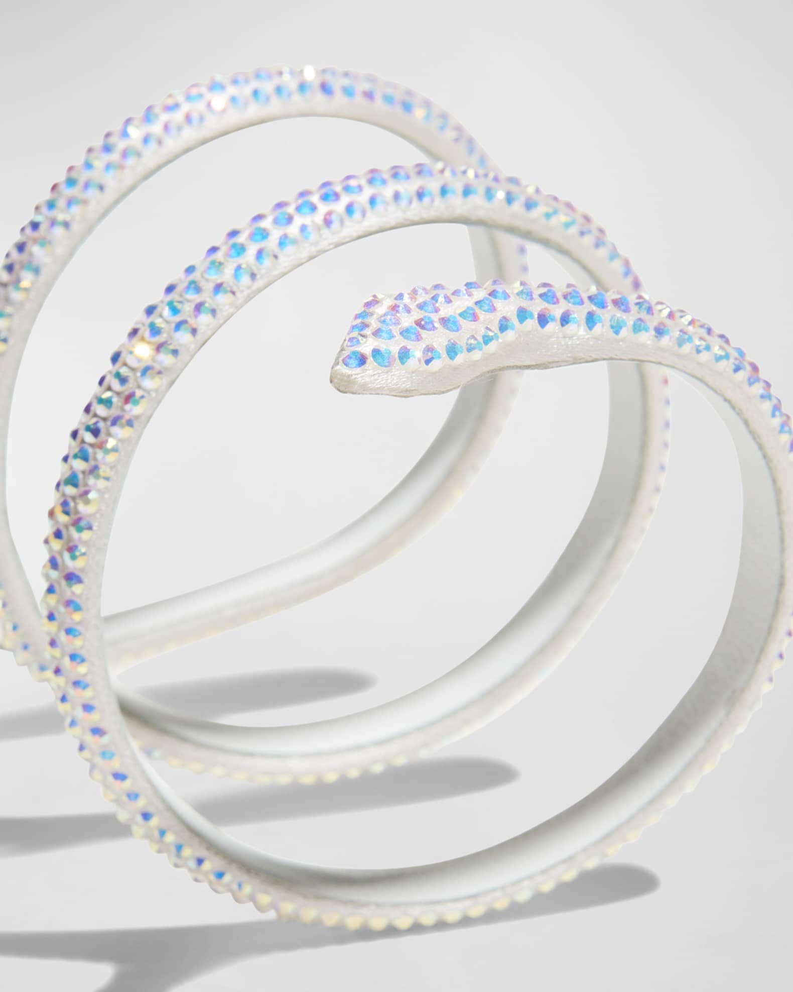 Strauss Snake Ankle-Wrap Sandals