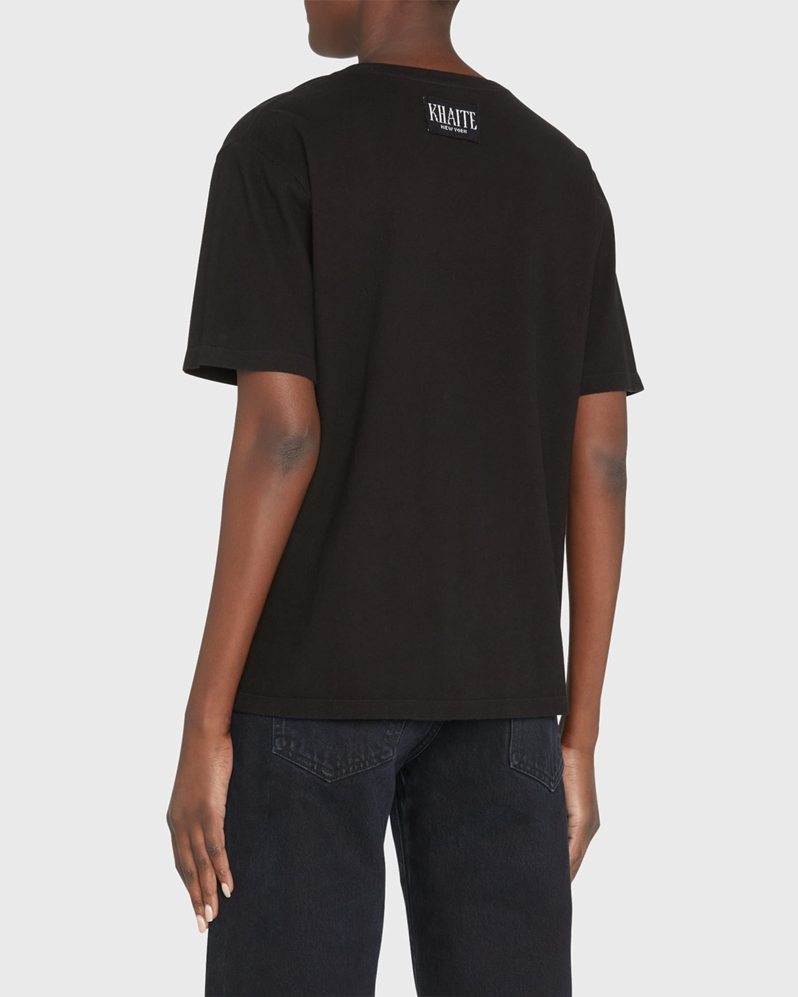 Tシャツ・カットソー KHAITE Woman T-Shirt Black 2196138 200 Tシャツ MAE T－Shirt 2196138 | KHAITE