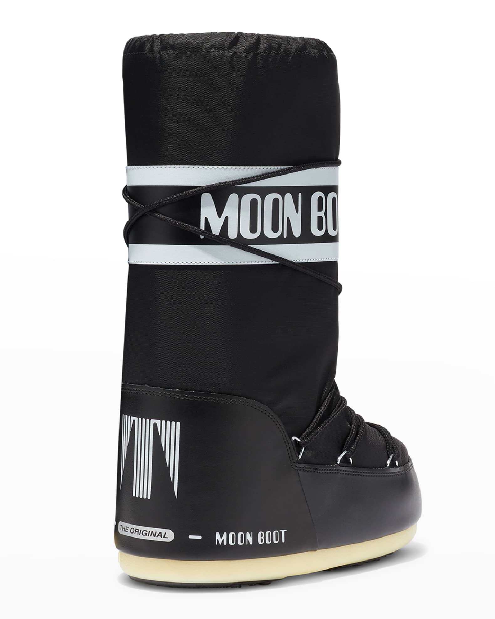 Nylon Lace-Up Snow Boots 1