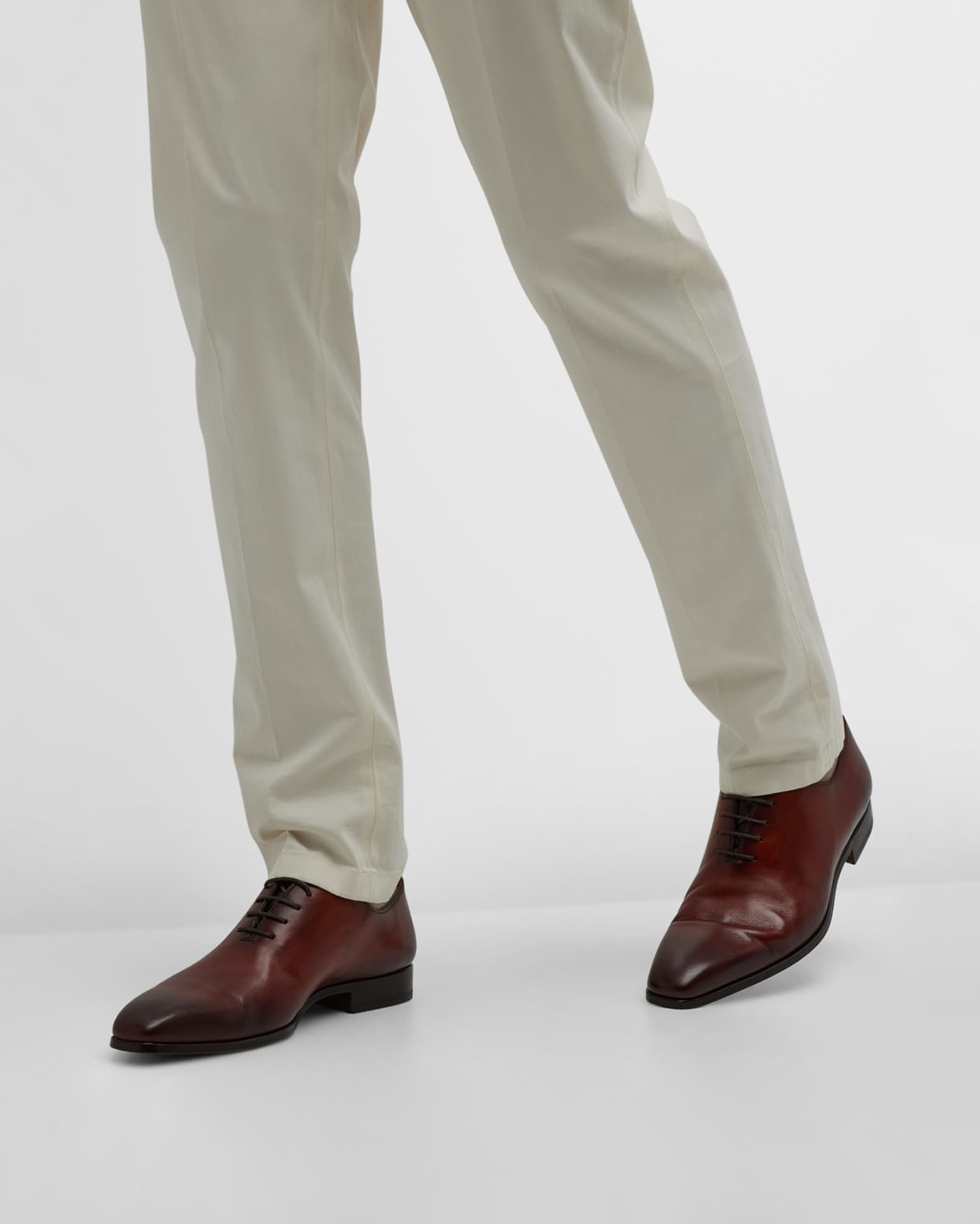 Men's Cruz Square-Toe Leather Oxfords 1