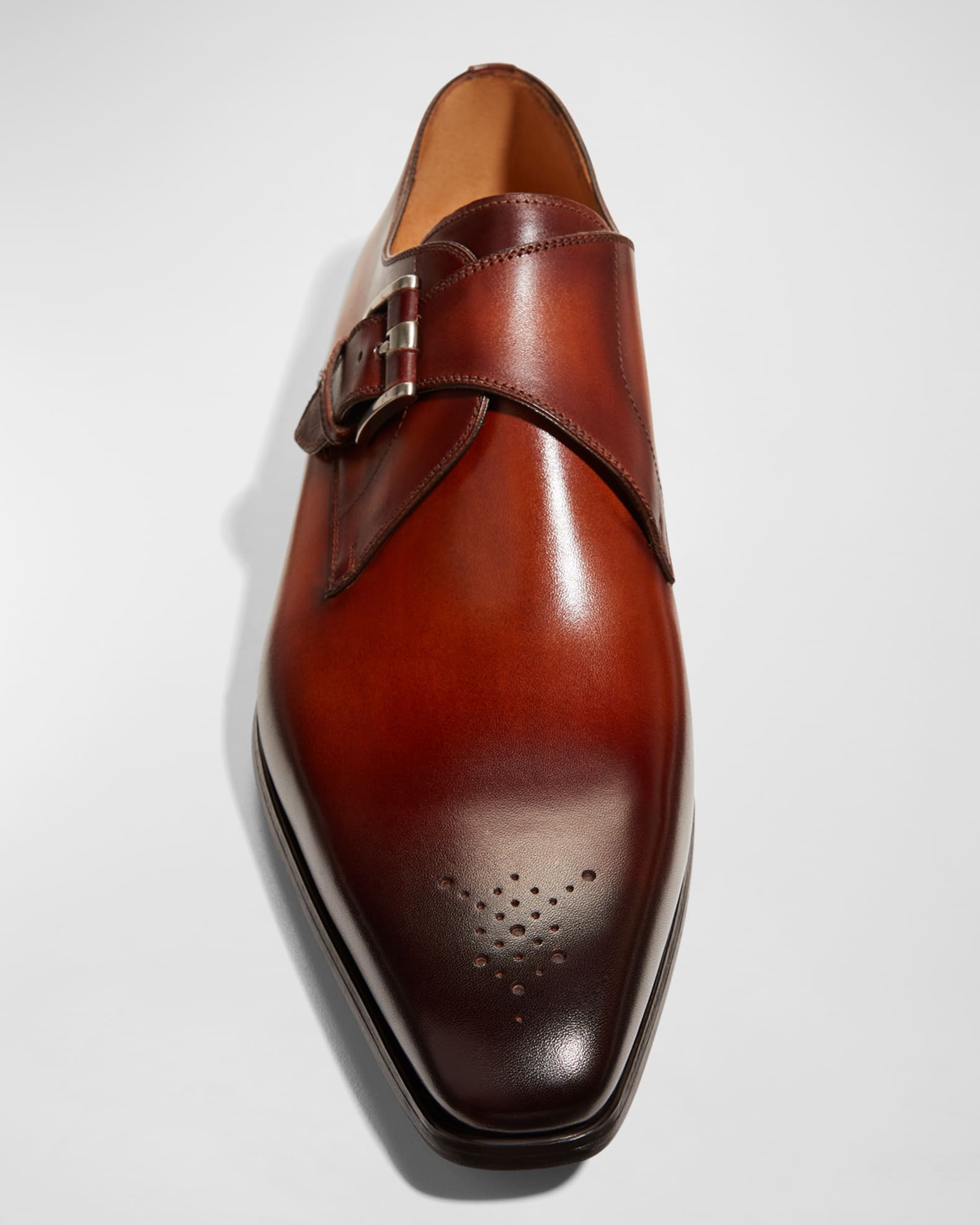 Magnanni Men's Carrie MonkStrap Leather Dress Shoes Neiman Marcus