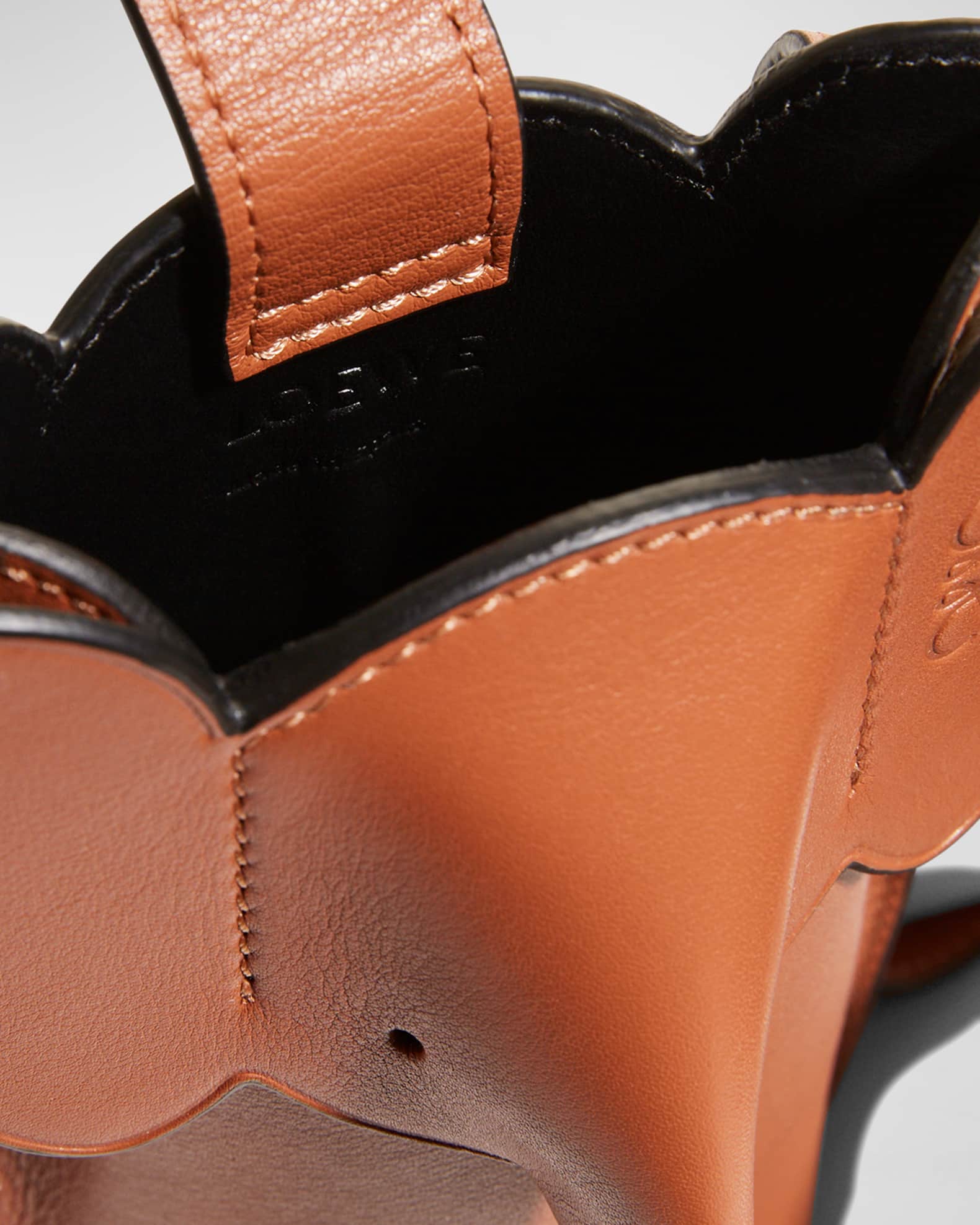 Loewe Elephant Pocket in Leather with Strap | Neiman Marcus