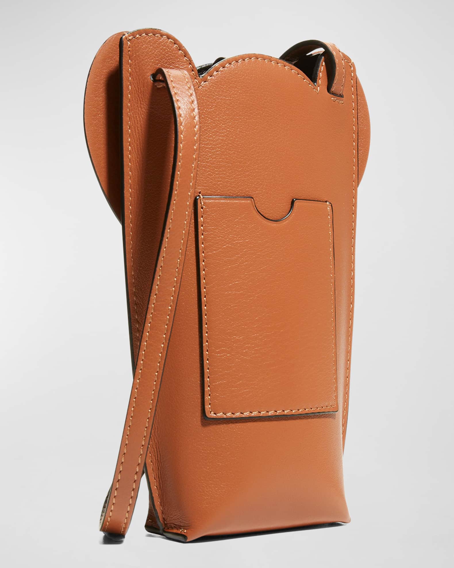 Loewe Elephant Pocket in Leather with Strap | Neiman Marcus
