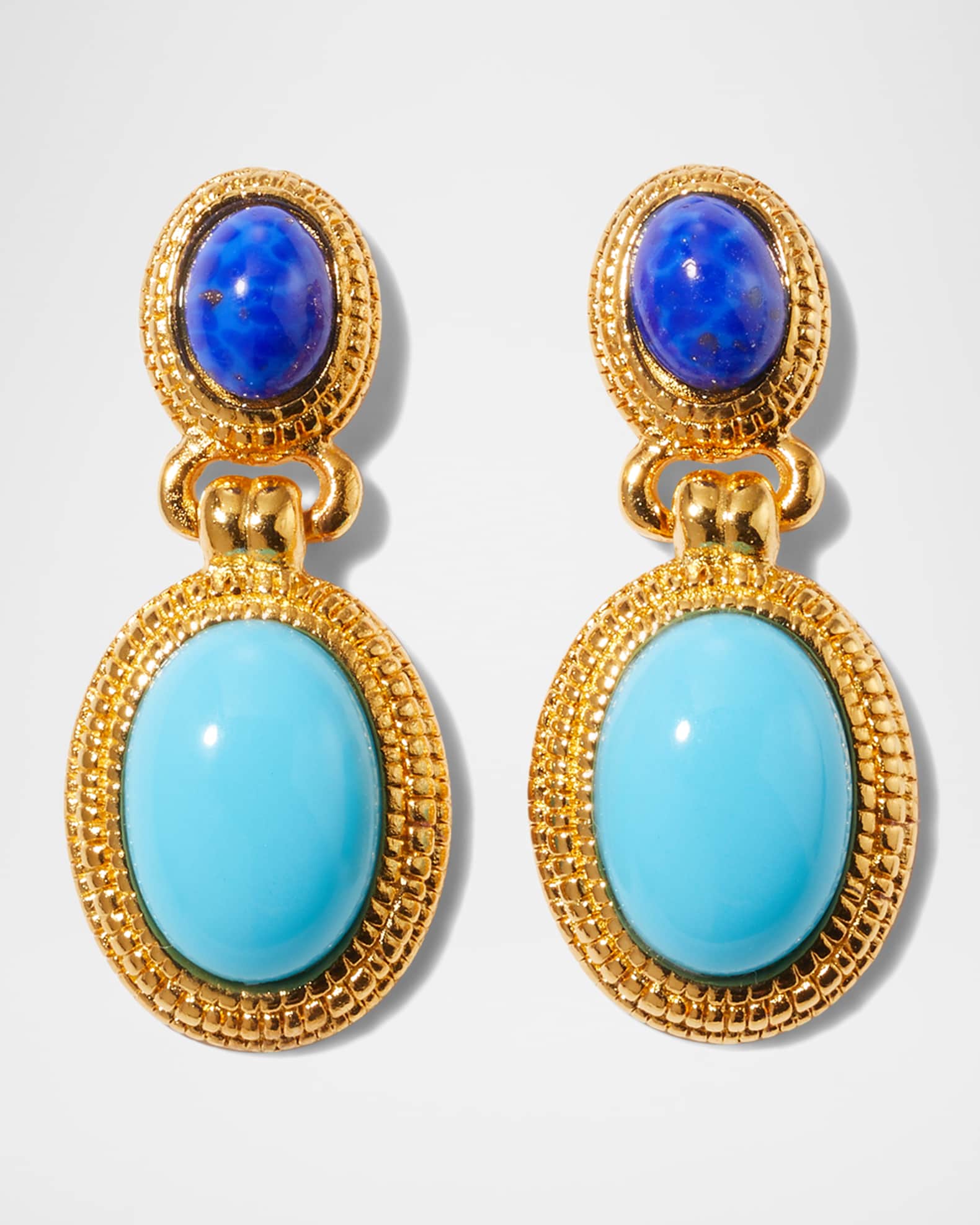 Ben-Amun Multi Blue Drop Earrings | Neiman Marcus