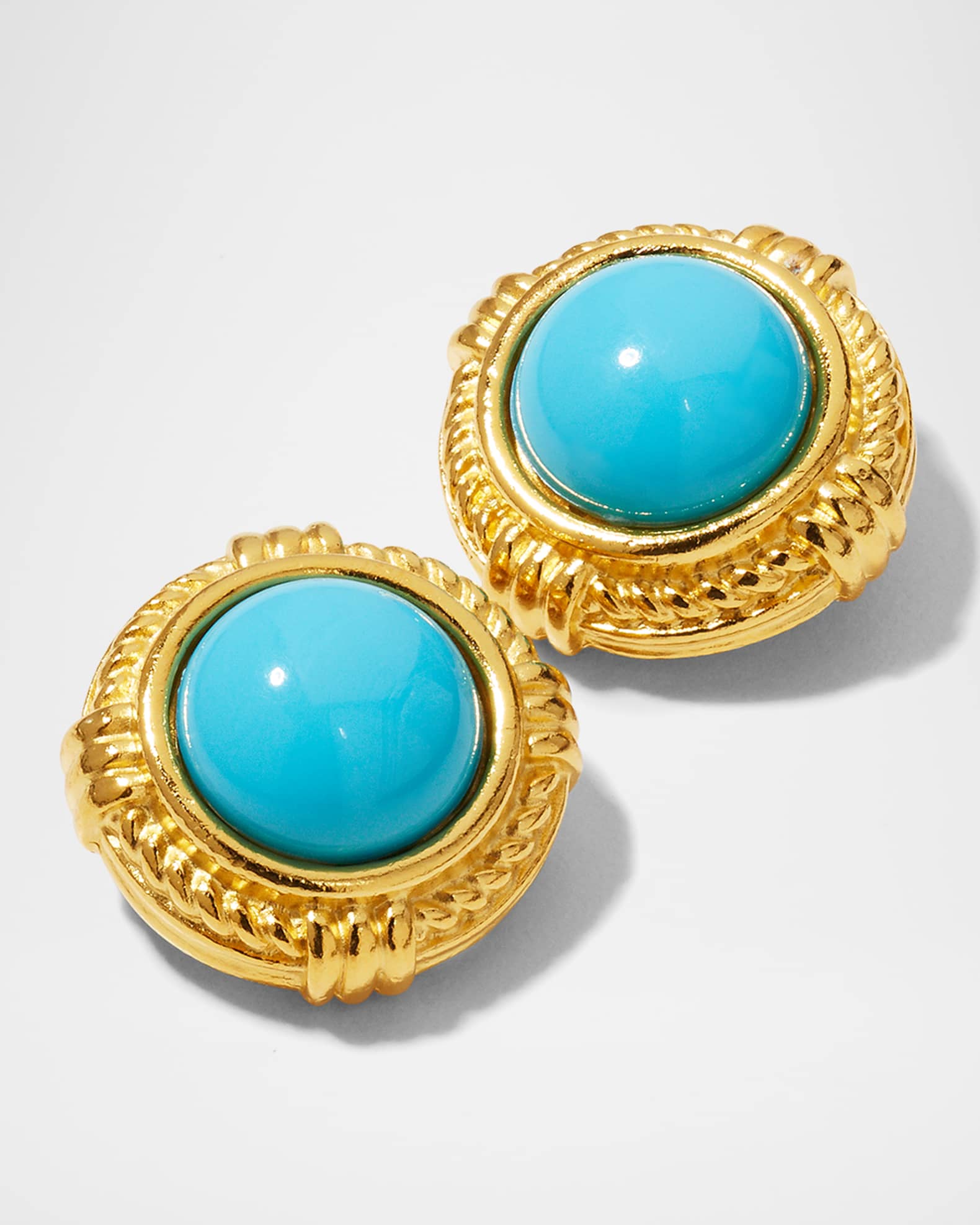 Ben-Amun Turquoise Sphere Stud Earrings | Neiman Marcus