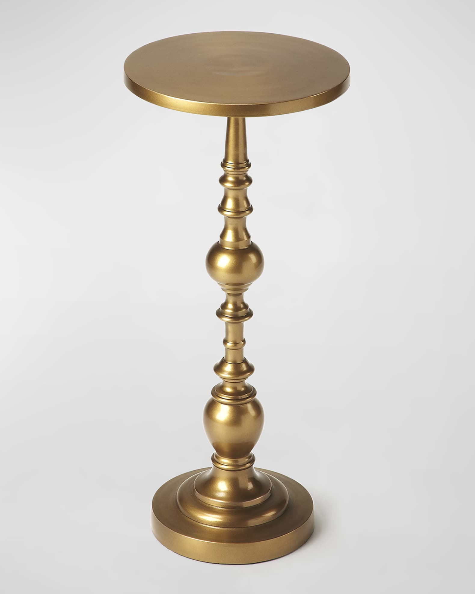 Butler Specialty Co Antique Gold Drink Table Neiman Marcus