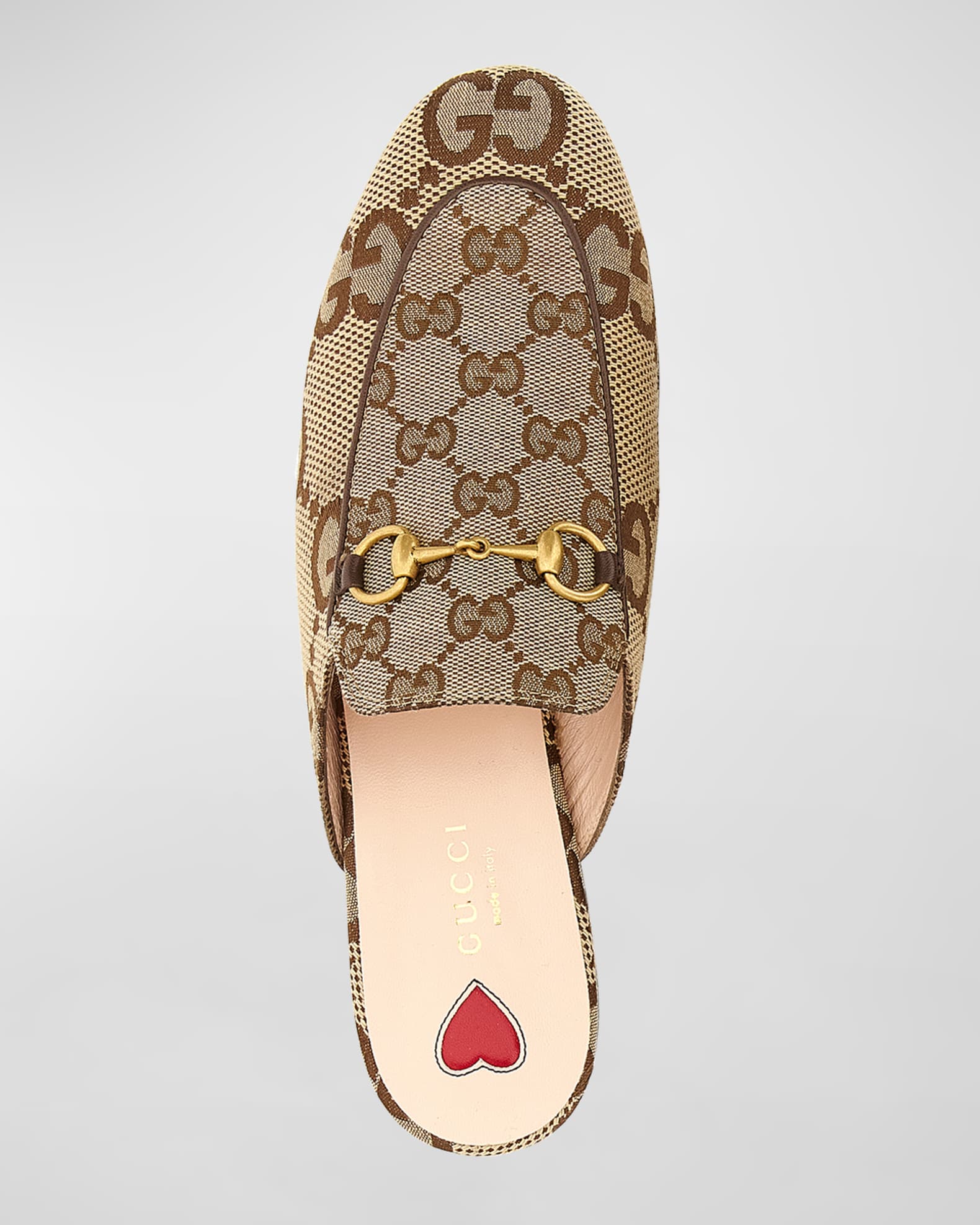 Gucci princetown gg canvas mule clearance