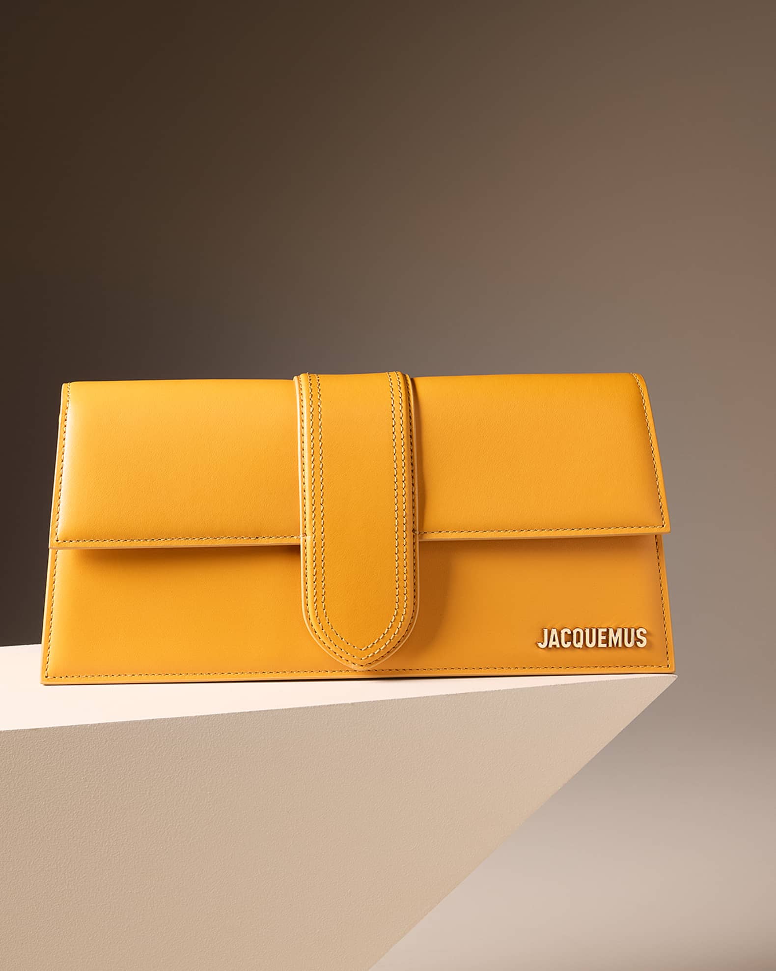 Jacquemus Le Bambino Long Leather Shoulder Bag | Neiman Marcus