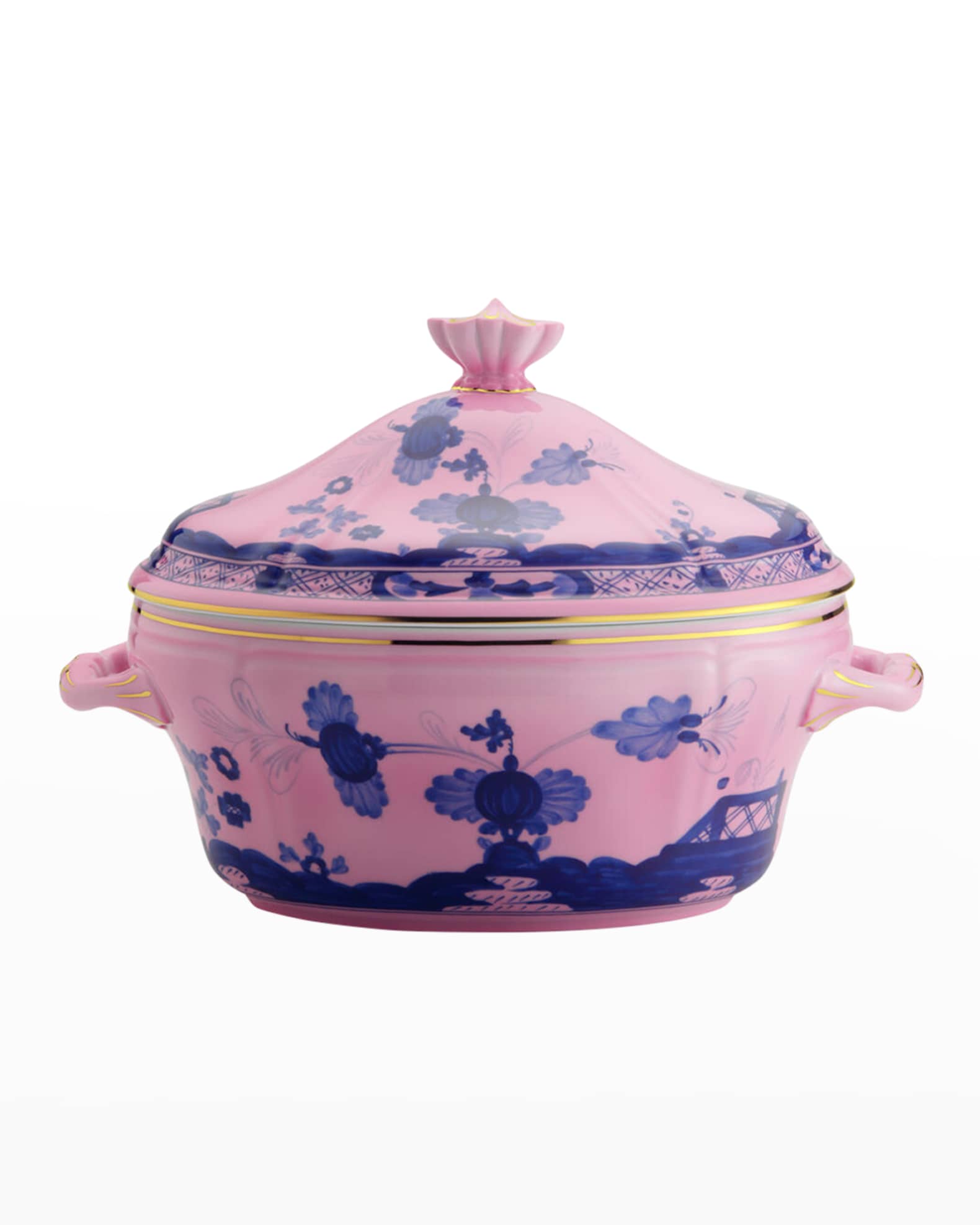 Oriente Italiano Oval Tureen With Cover 0