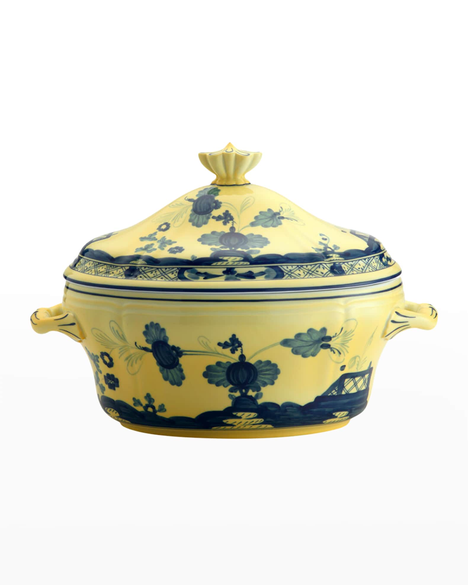 Oriente Italiano Oval Tureen With Cover 0