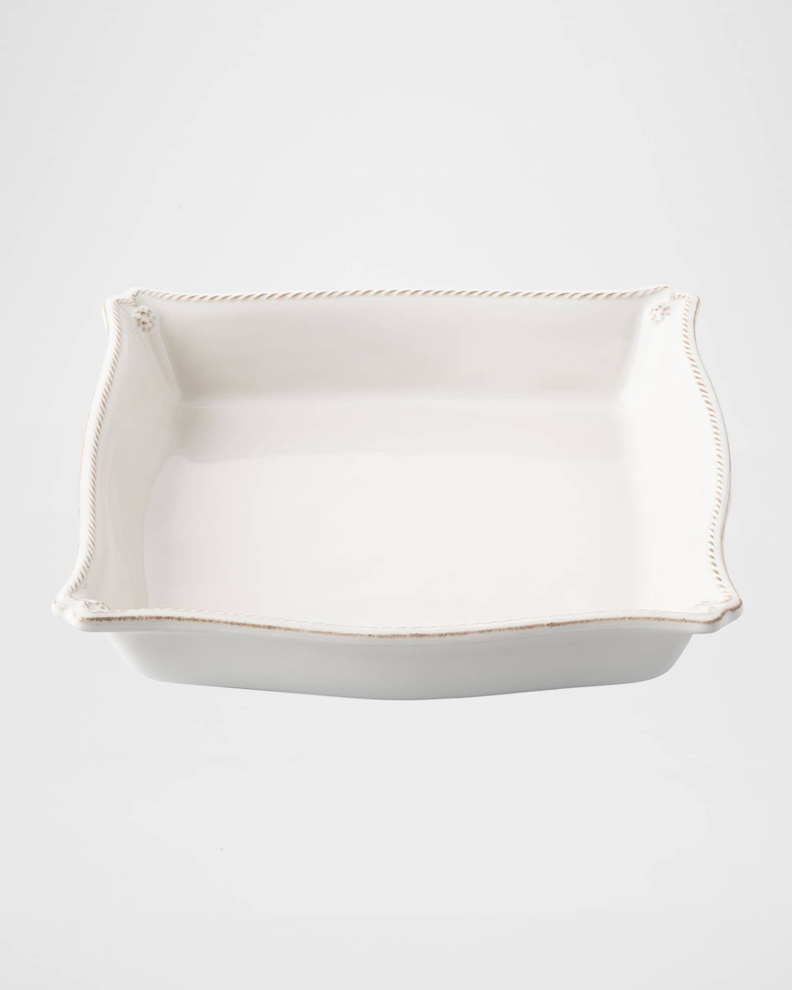 Berry & Thread Matzoh Plate - Whitewash 1