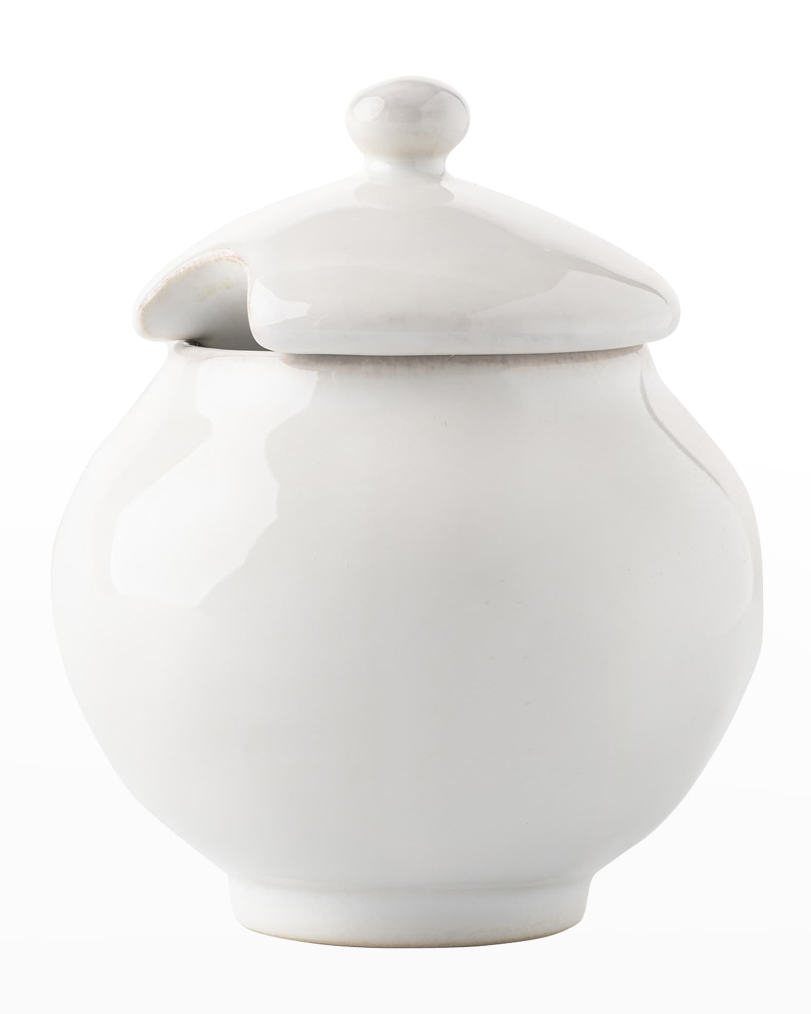 Puro Sugar Bowl with Lid- Whitewash 0