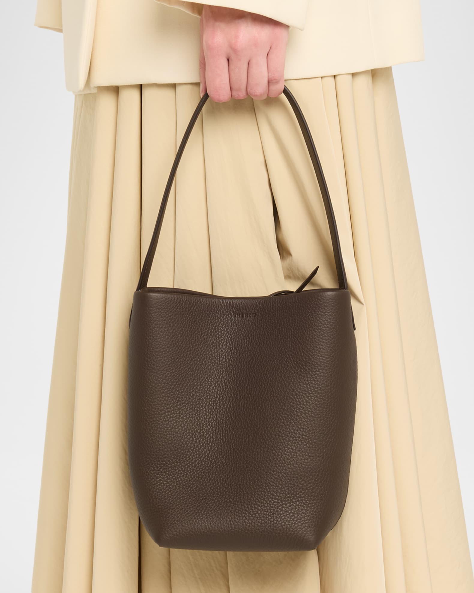 THE ROW N/S Park Tote Small in Lux Grained Calfksin | Neiman Marcus