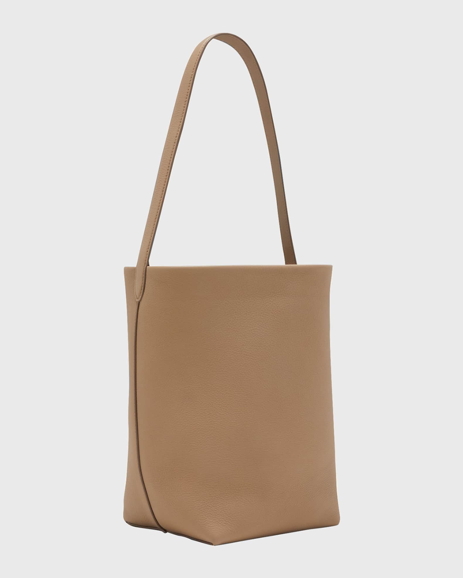 THE ROW N/S Park Tote Medium in Lux Grained Calfksin