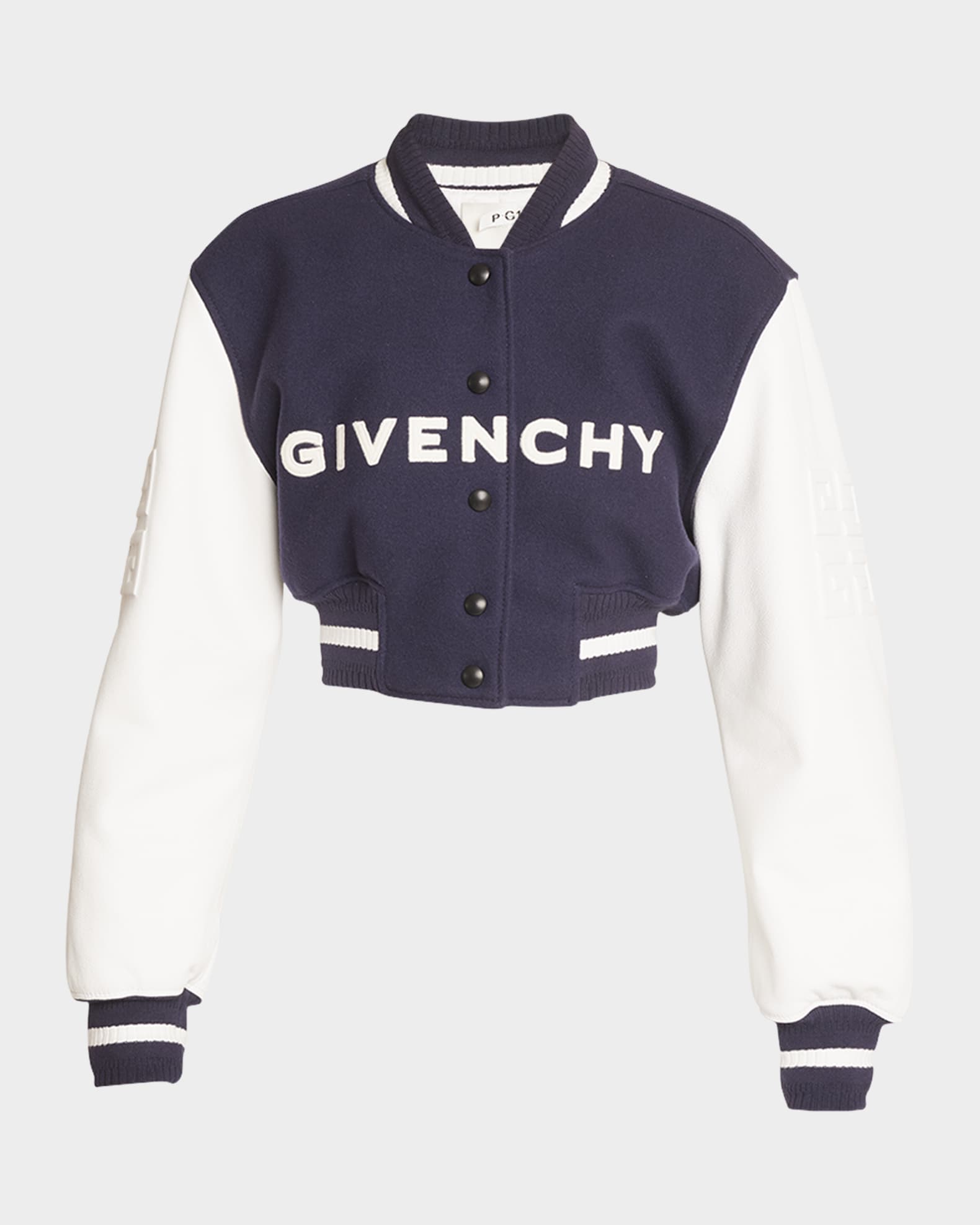 Givenchy Red & White Varsity Bomber Jacket