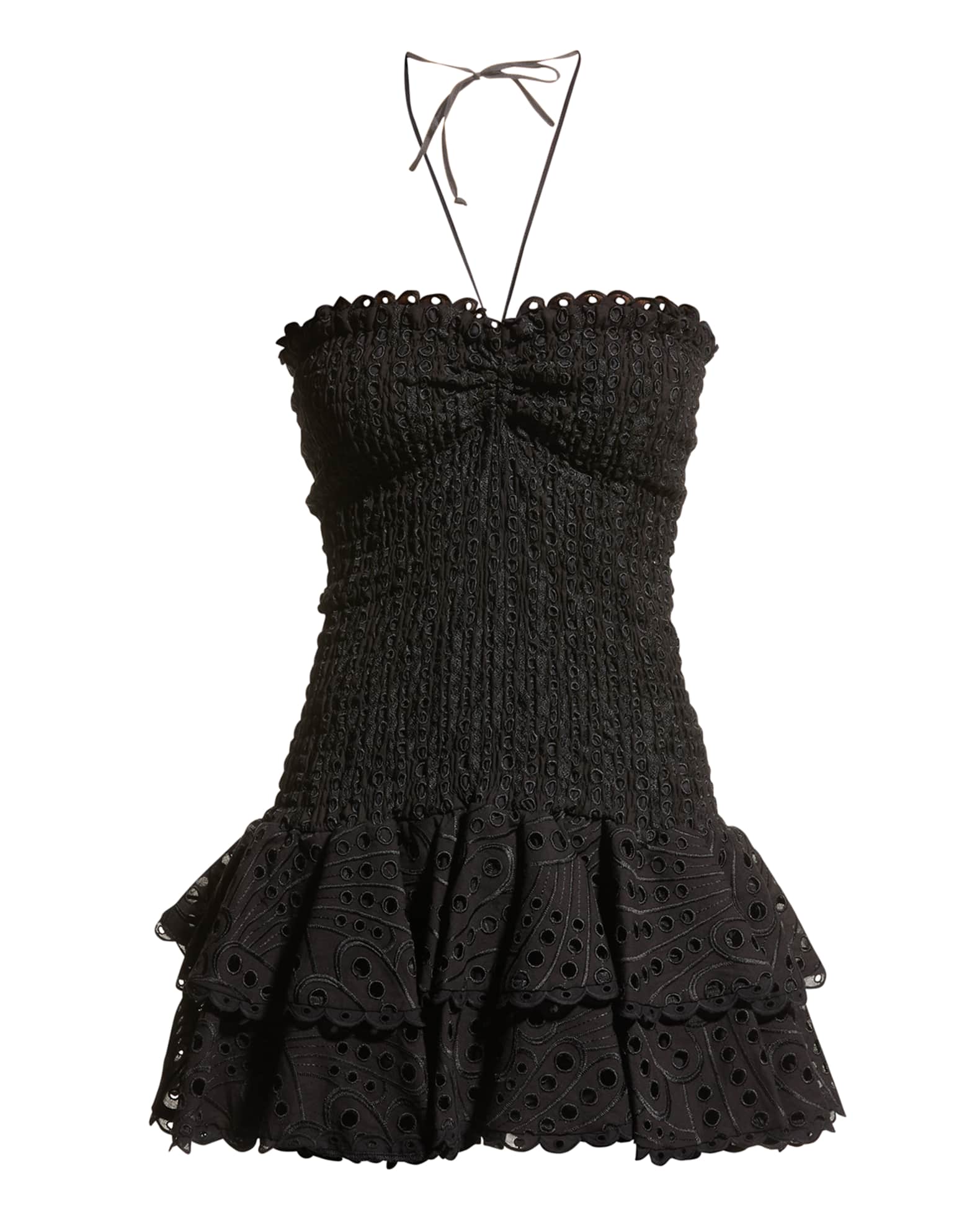 CHARO RUIZ IBIZA Megan Fit-and-Flare Mini Dress | Neiman Marcus