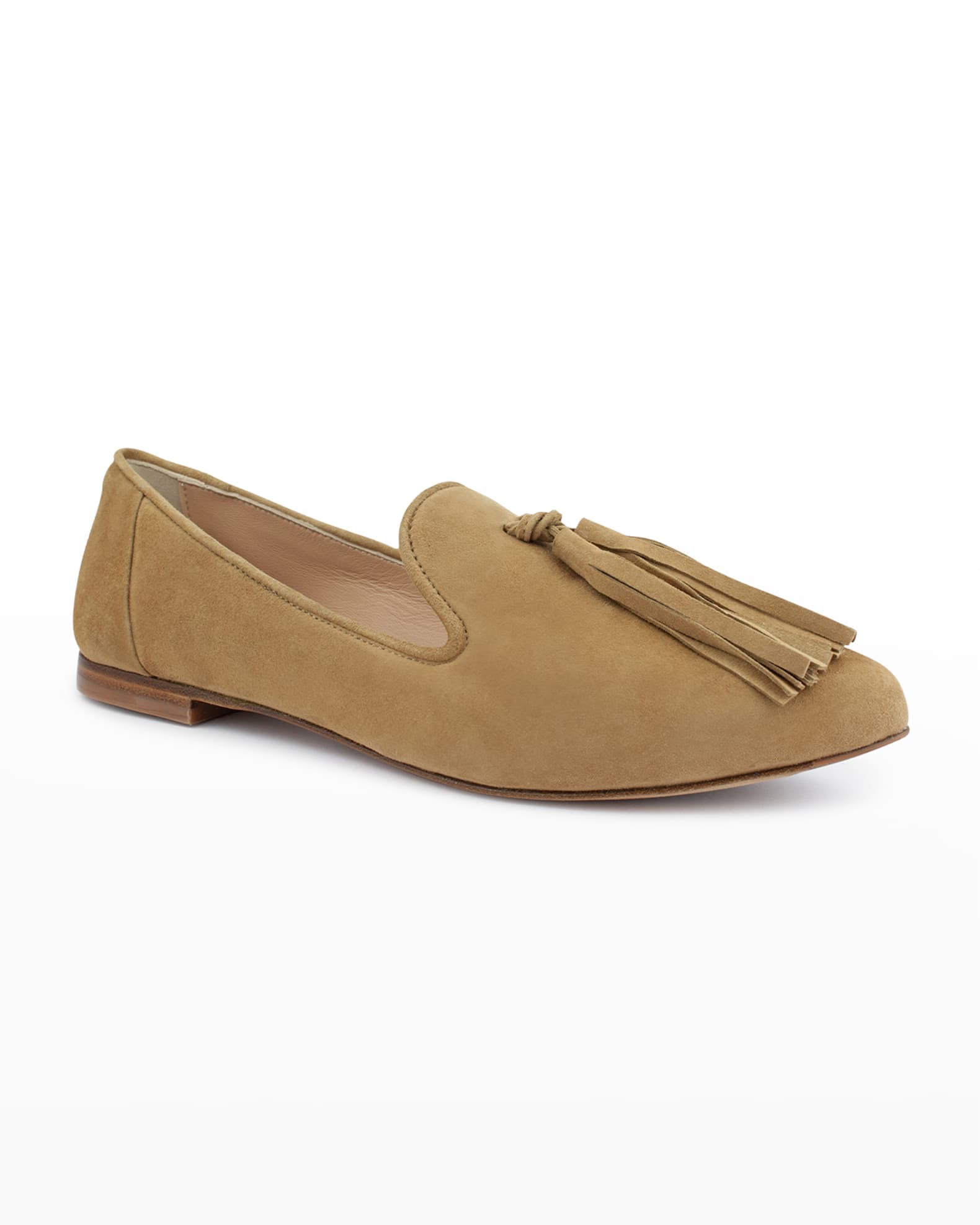 Trino Suede Loafers w/ Tassels 1