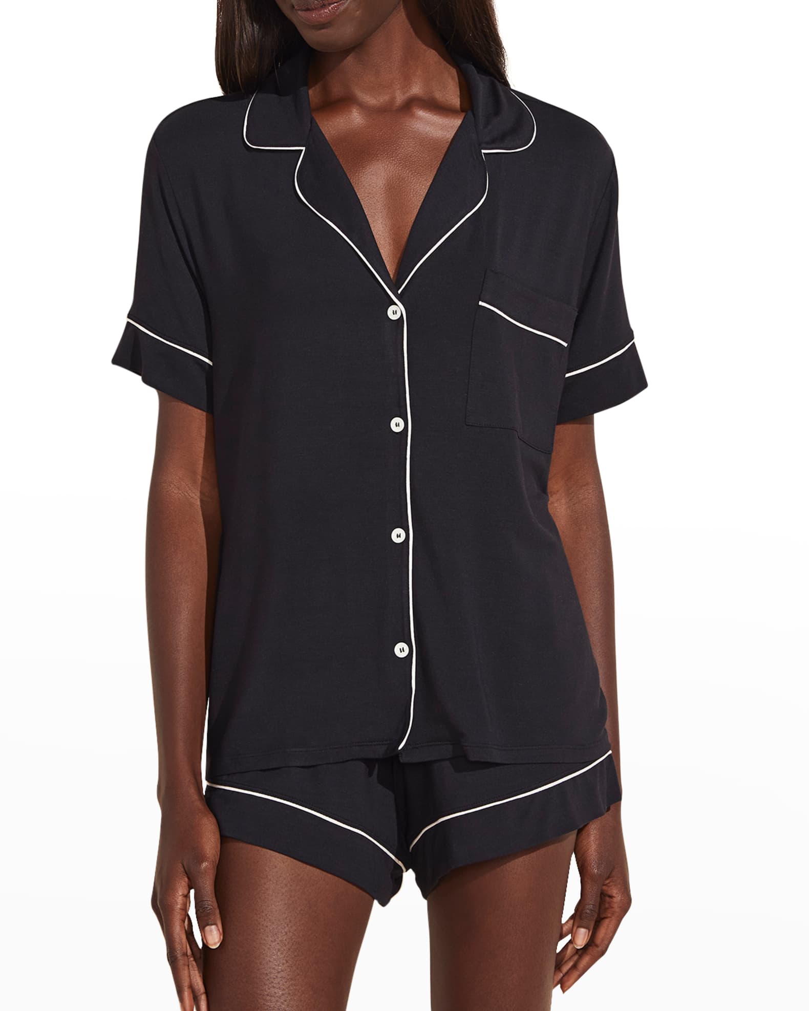 Eberjey Gisele Relaxed Short Pajama Set Neiman Marcus