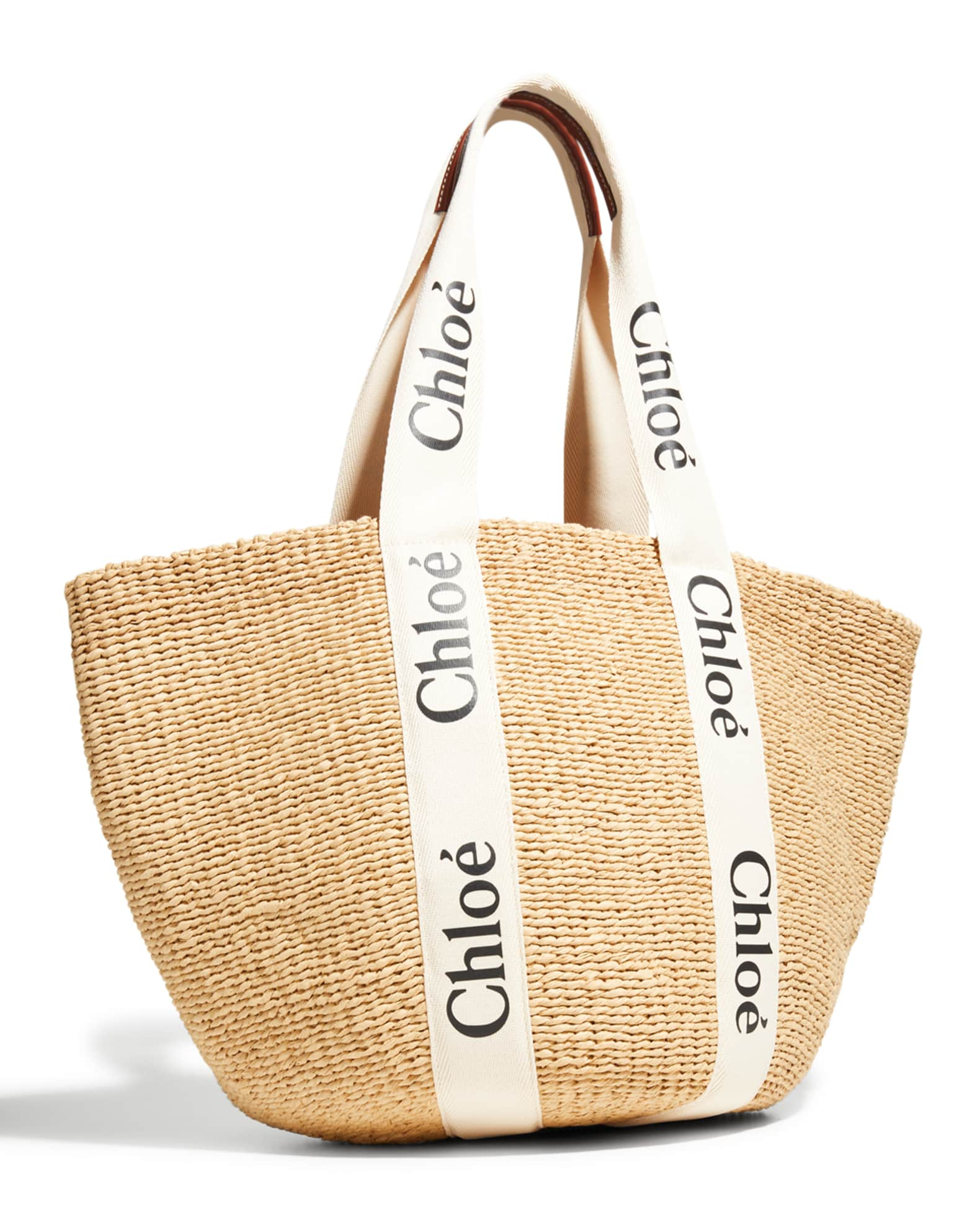 Chloé Woody Large Basket Tote Bag