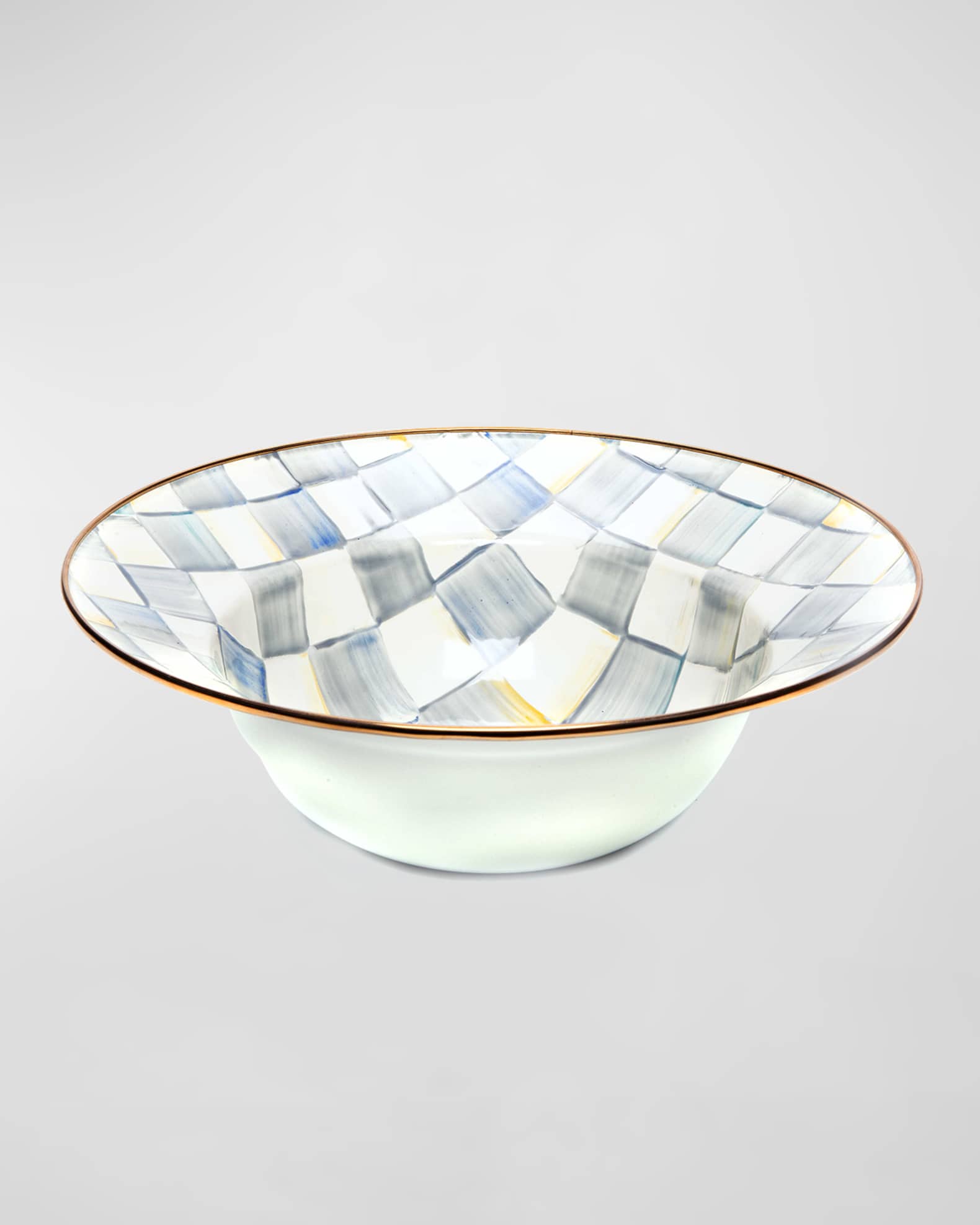 Sterling Check Serving Bowl 0