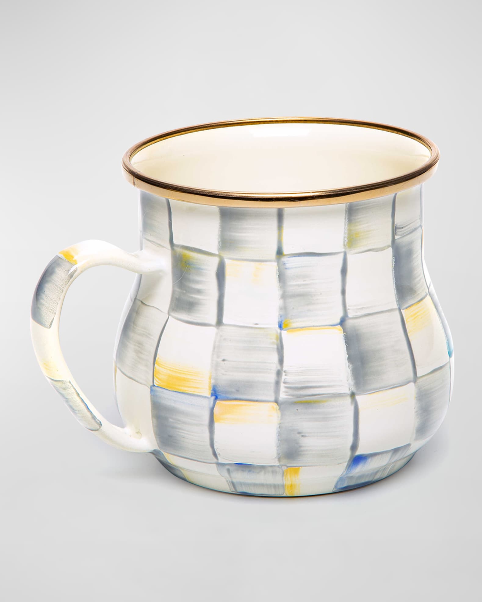 MacKenzie-Childs Sterling Check Mug
