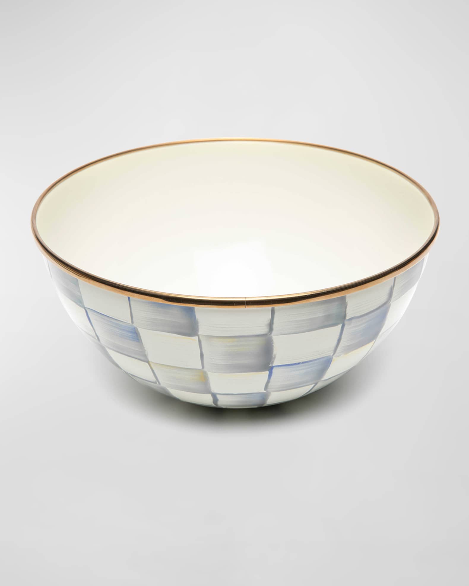 Sterling Check Enamel Everyday Bowl, Small 0