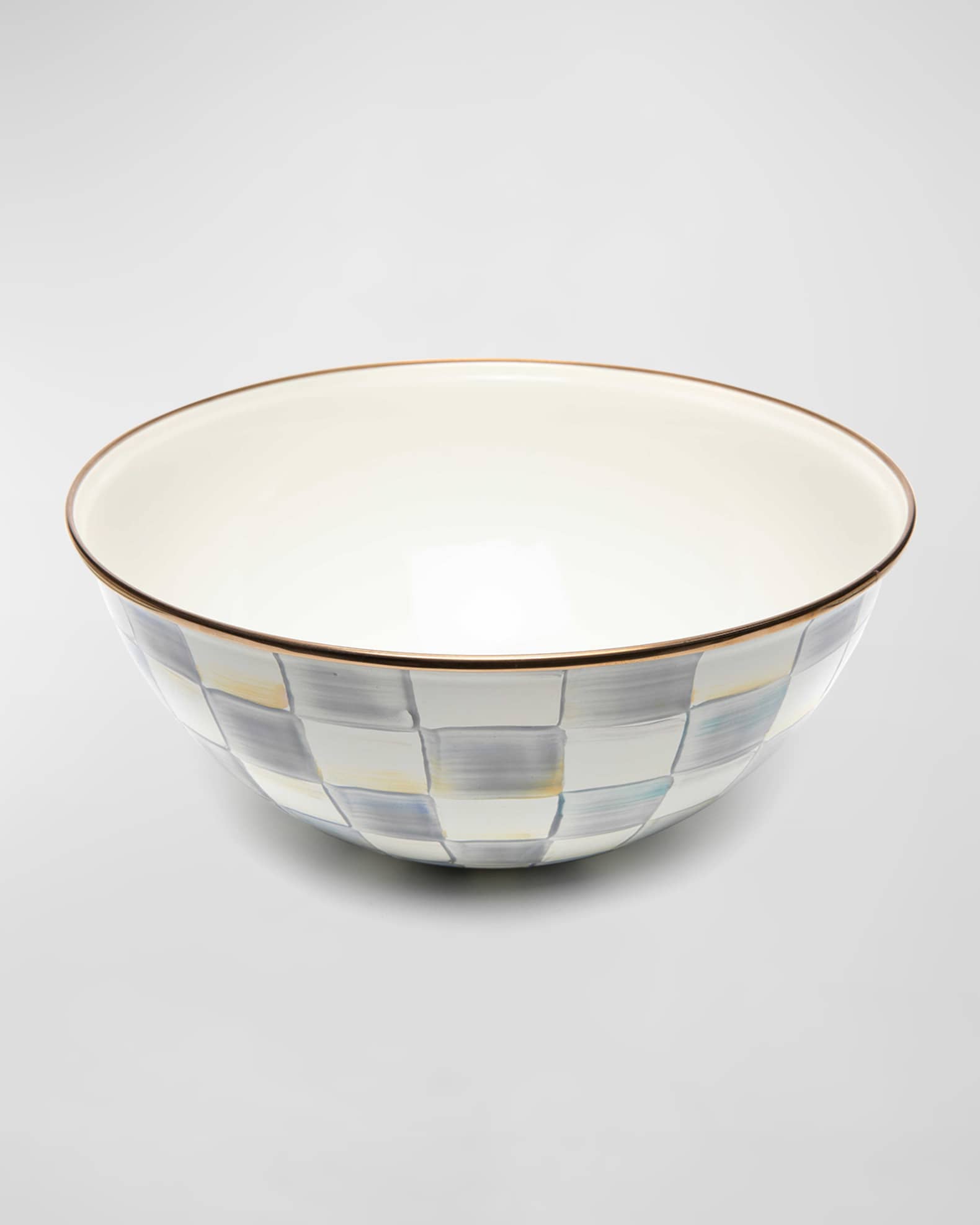 Sterling Check Enamel Everyday Bowl, Large 0