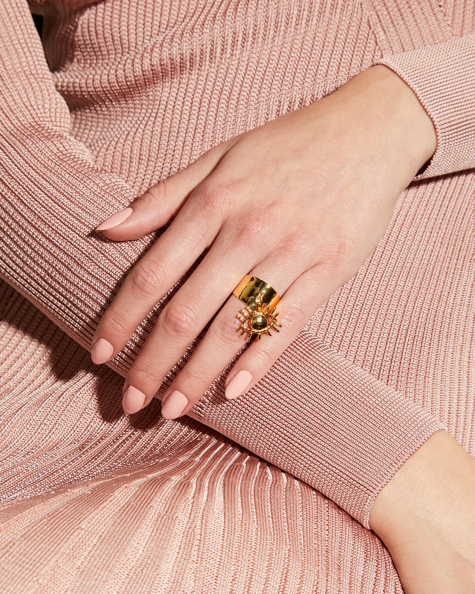 Eye Charm Adjustable Ring 1