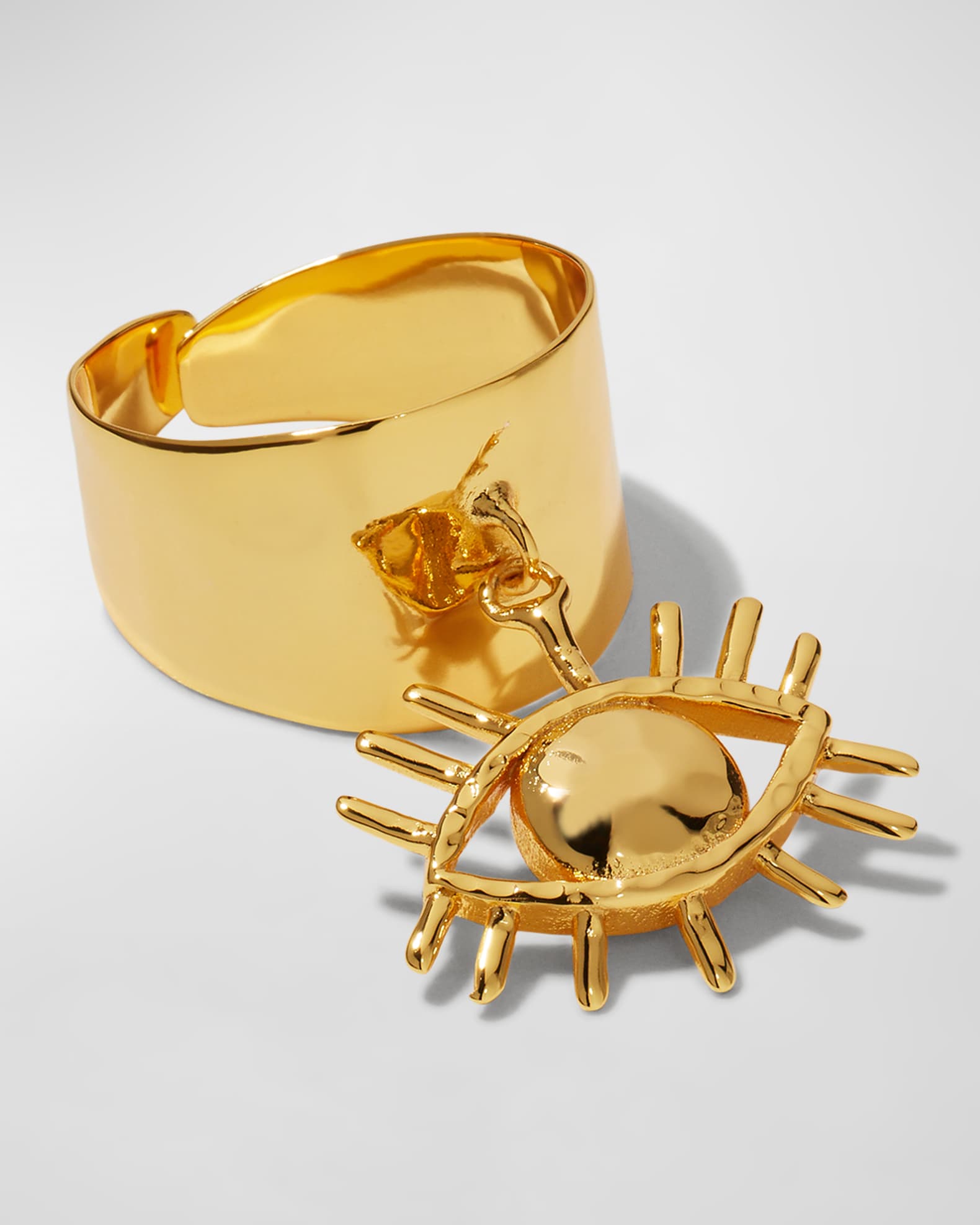 Eye Charm Adjustable Ring 0