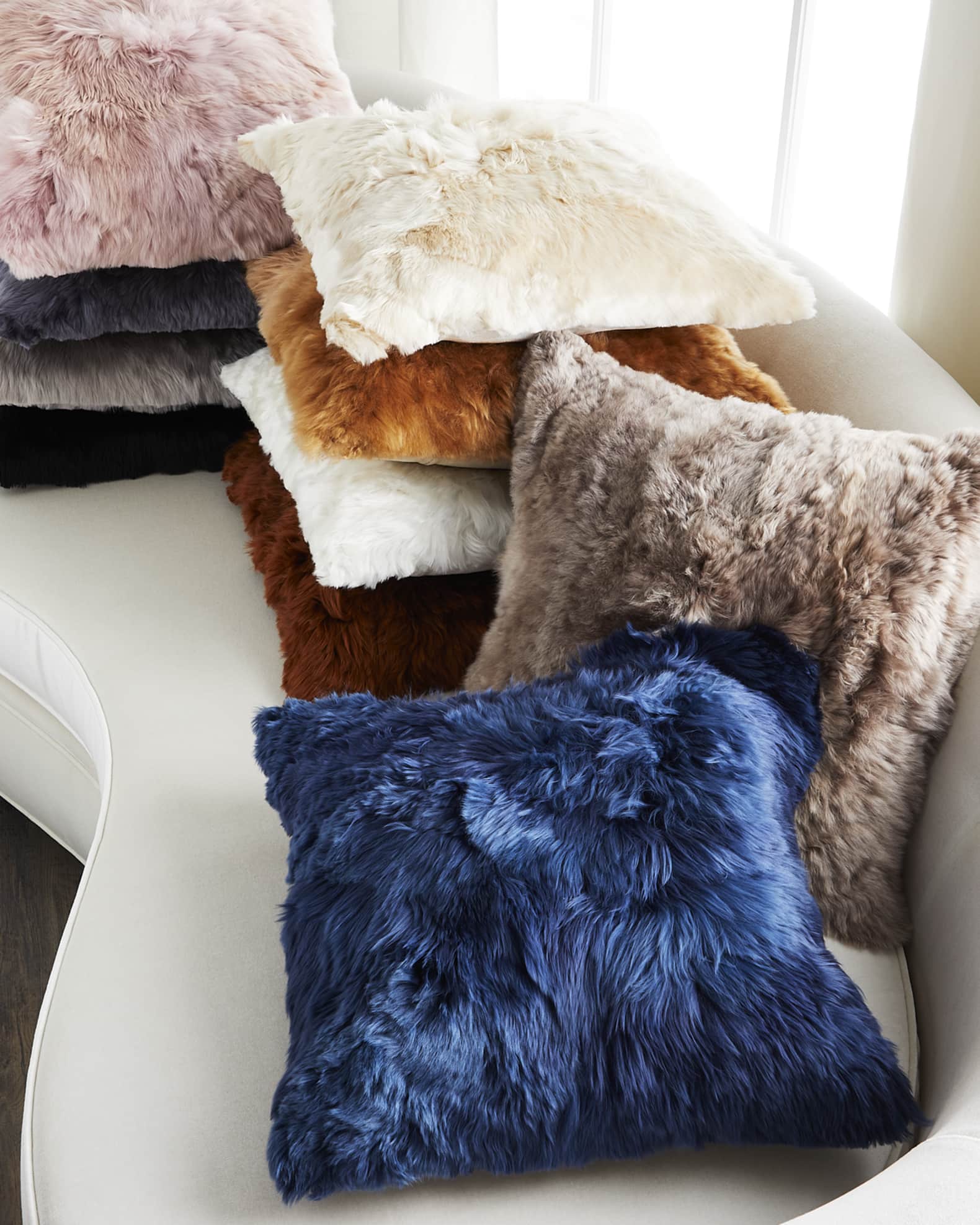 Suri Alpaca Square Pillow 0