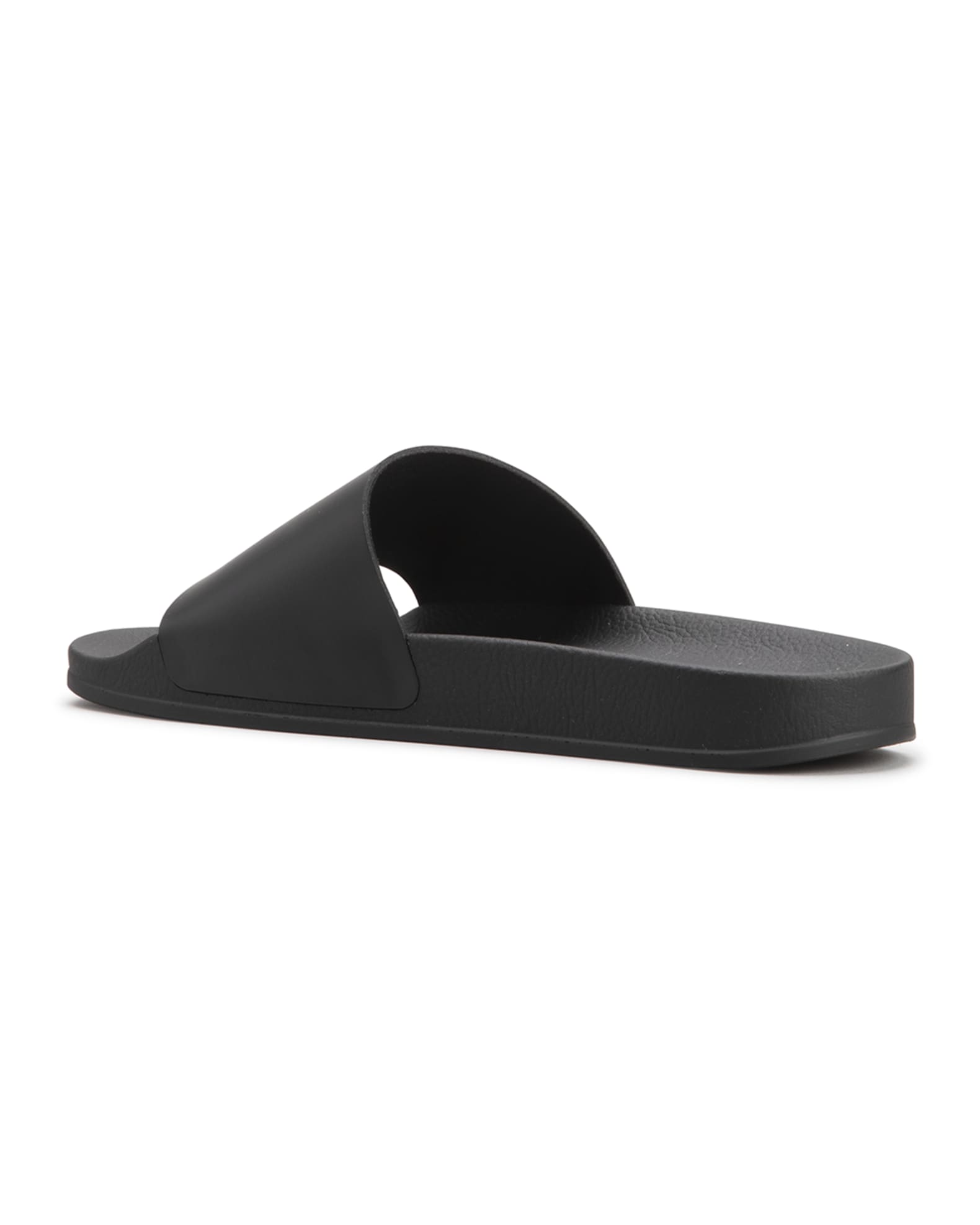 Off-White Logo Flat Pool Sandals | Neiman Marcus
