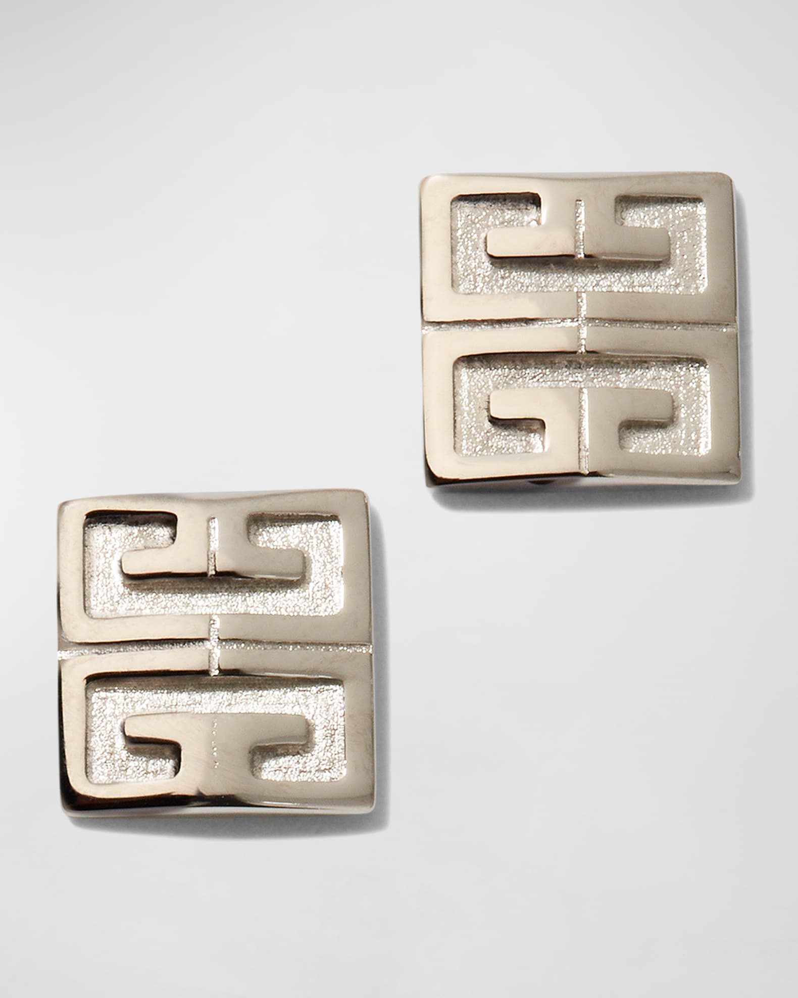 【使い勝手の良い】 Givenchy Men's Marcus Neiman | Earrings Stud Silvery 4G アクセサリー