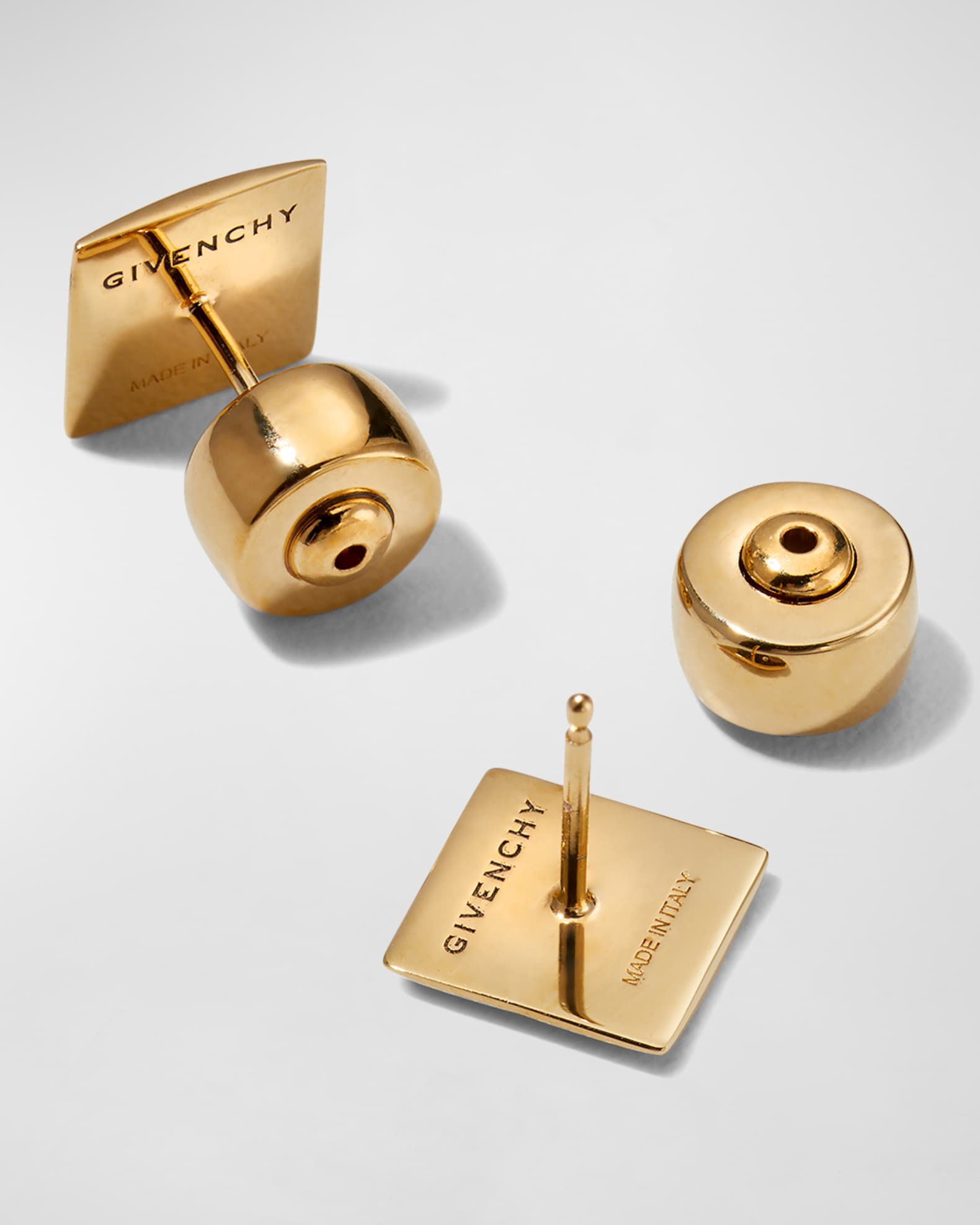 Givenchy Men's 4G-Logo Stud Earrings | Neiman Marcus