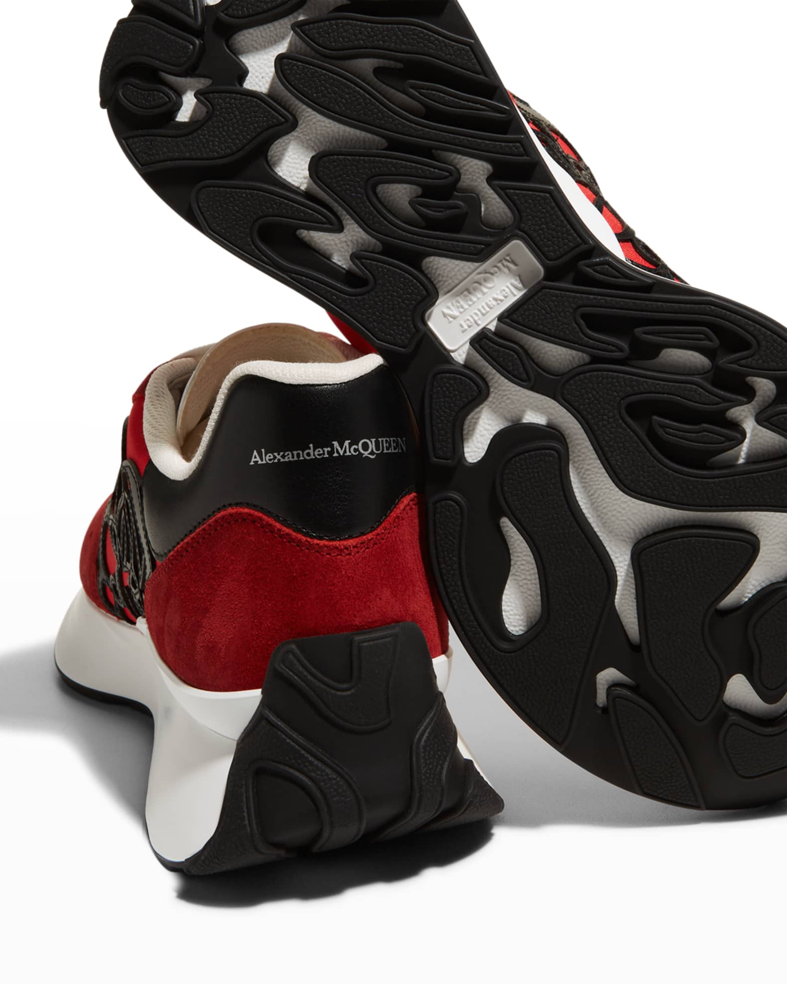 Alexander McQueen Sprint Colorblock Retro Runner Sneakers