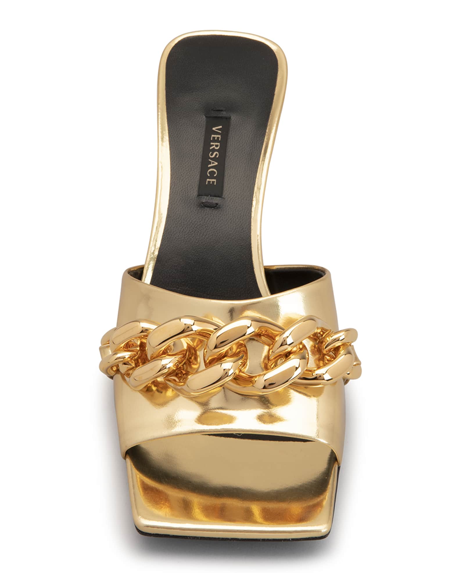 Versace Medusa Chain Sandals | Neiman Marcus