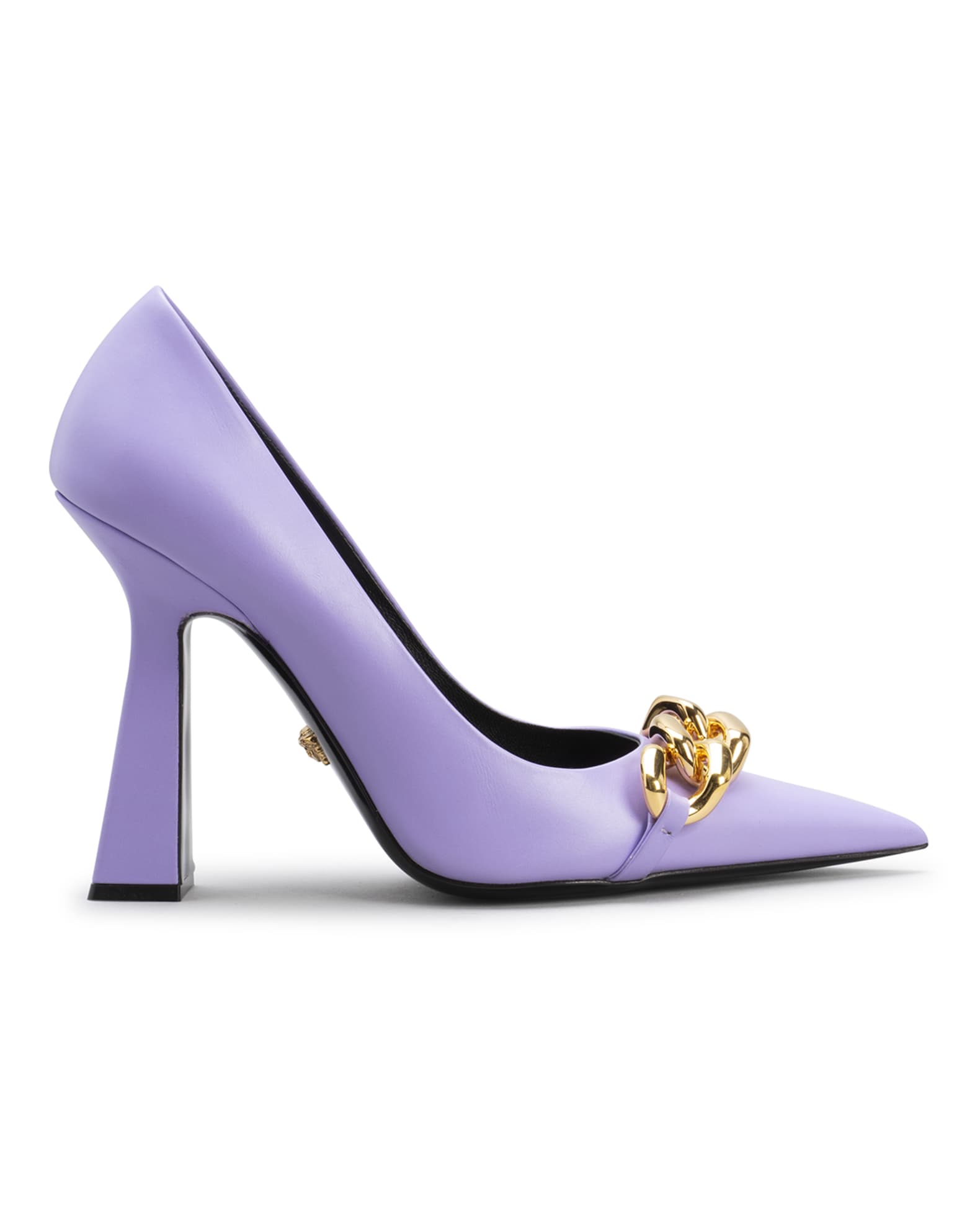 Versace Chain Pumps Neiman Marcus
