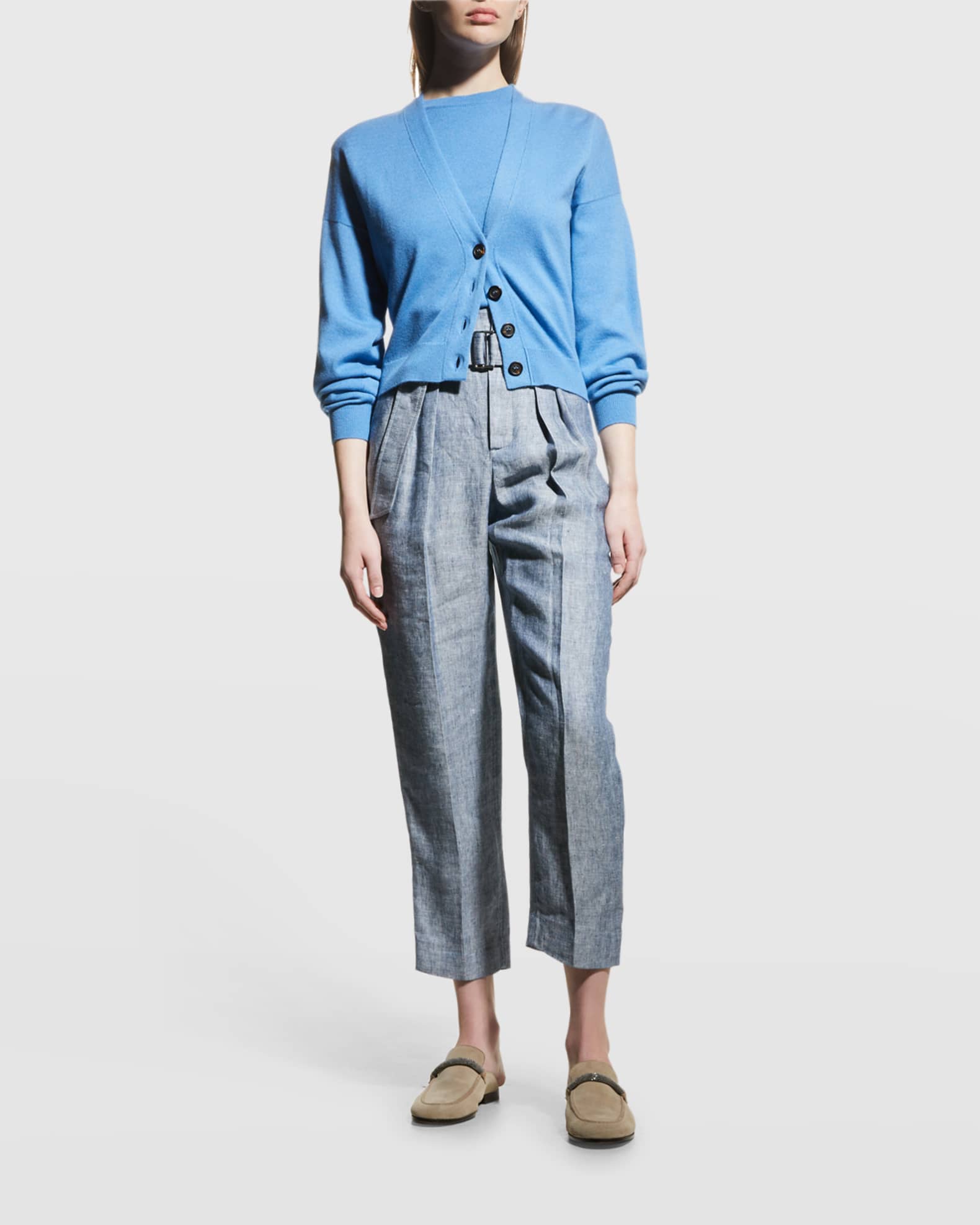 2 ply cashmere cardigan sale