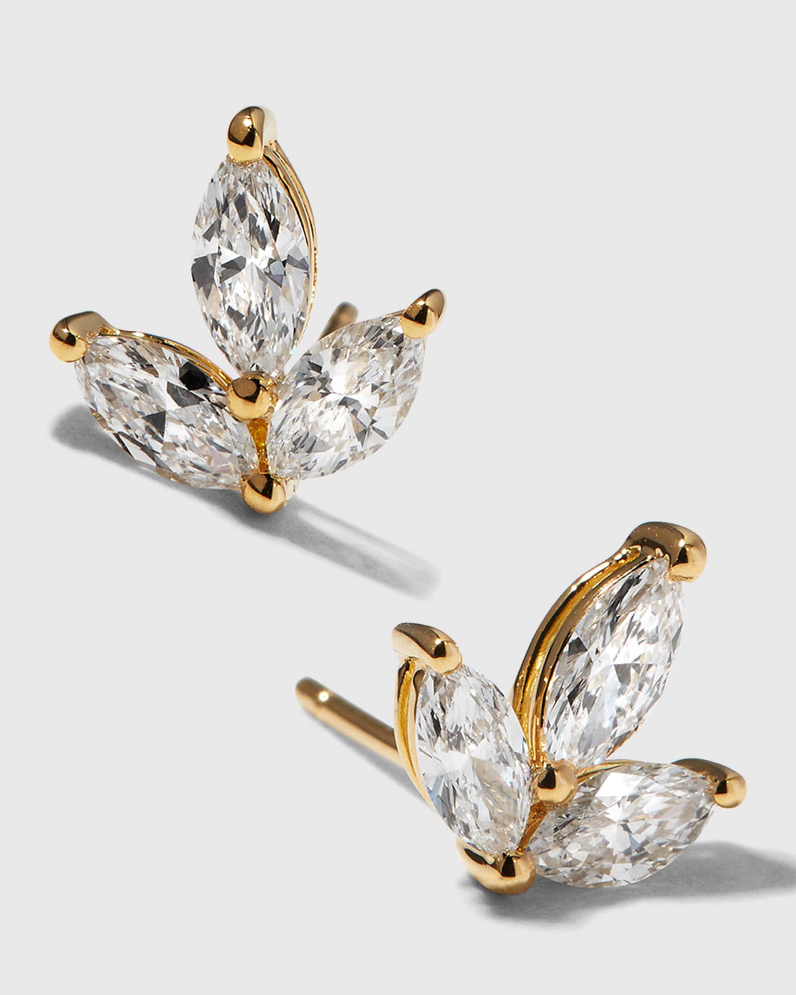 Anita Ko 18K Yellow Gold Amelia Diamond Earrings | Neiman Marcus