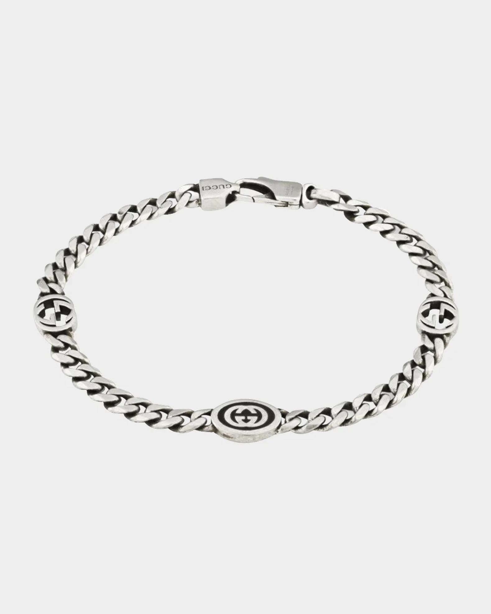 Gucci Men's Interlocking G Chain Bracelet | Neiman Marcus