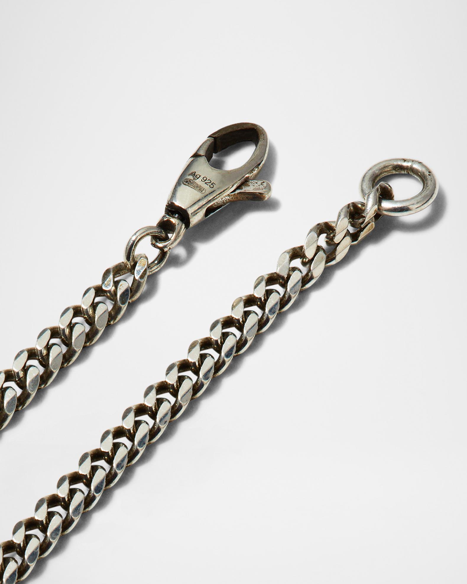 Gucci Men's Interlocking G Sterling Silver Pendant Chain Necklace