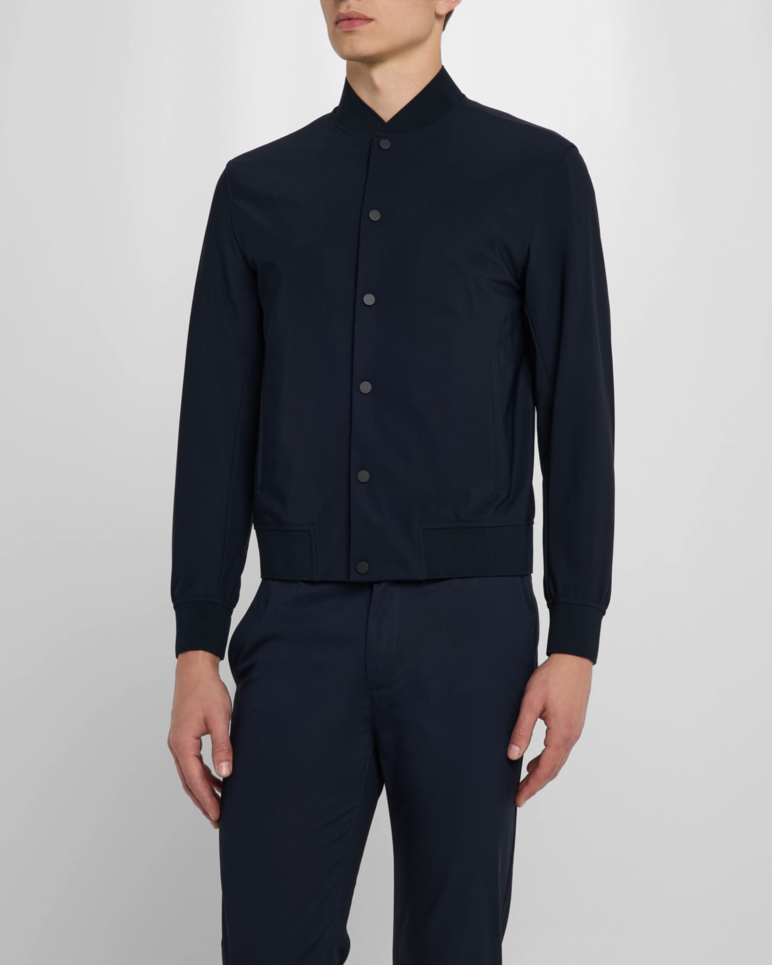 Theory Men's Murphy Precision Ponte Jacket | Neiman Marcus