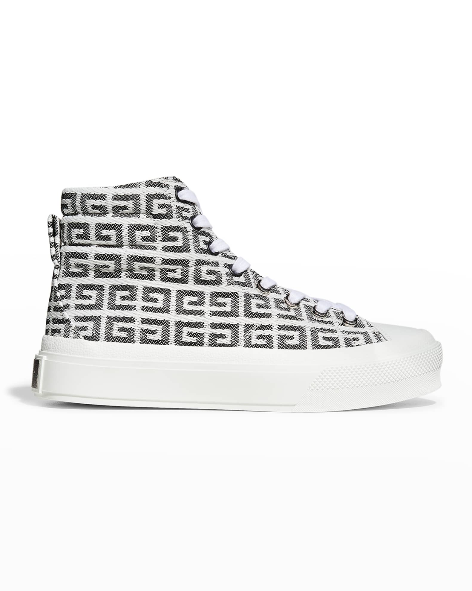 Givenchy City 4G Jacquard High-Top Sneakers | Neiman Marcus